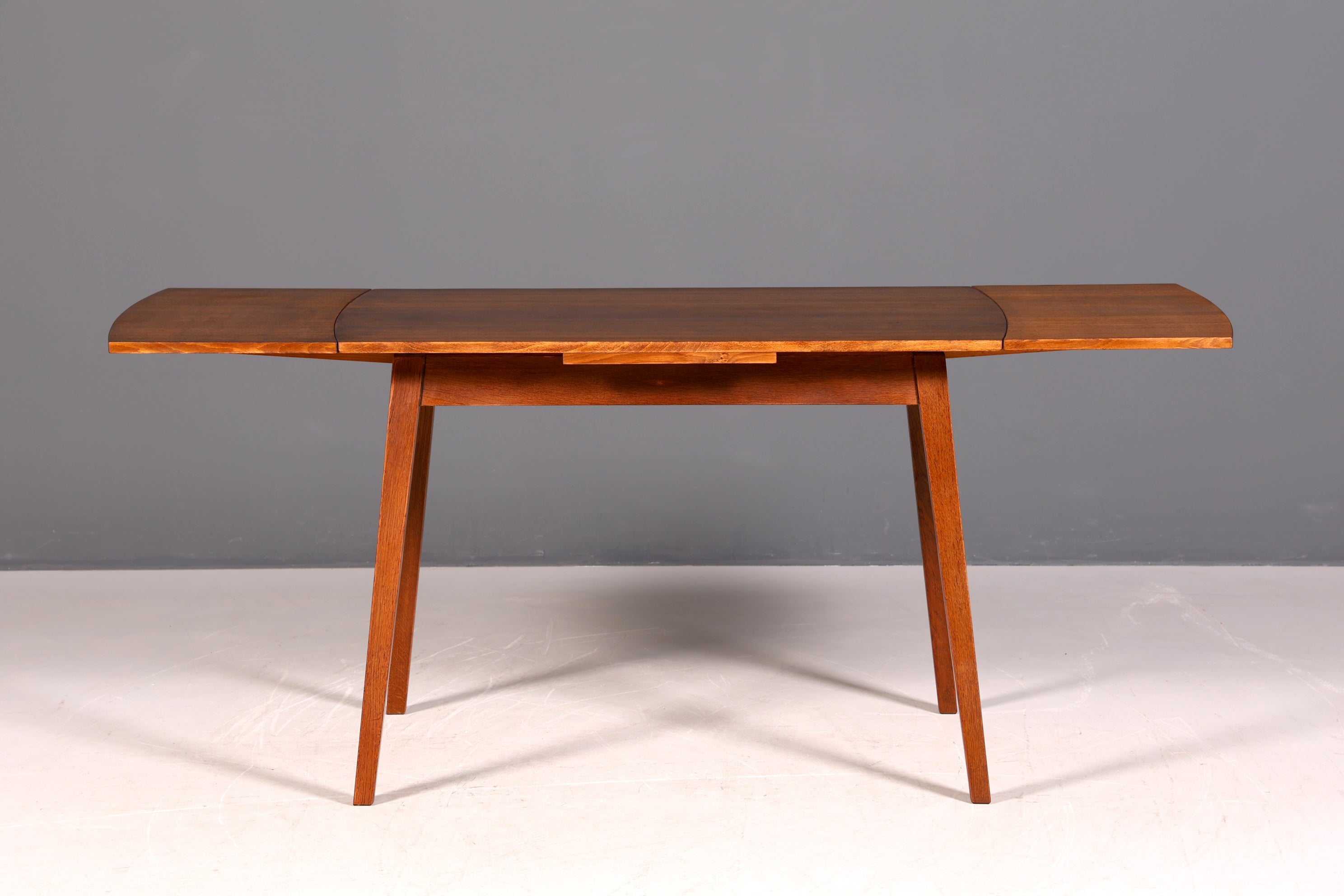 G212 Finish cm Schlichter Mid Century Esstisch ausziehbarer Vintage Tisch Retro Küchentisch (Kopie)