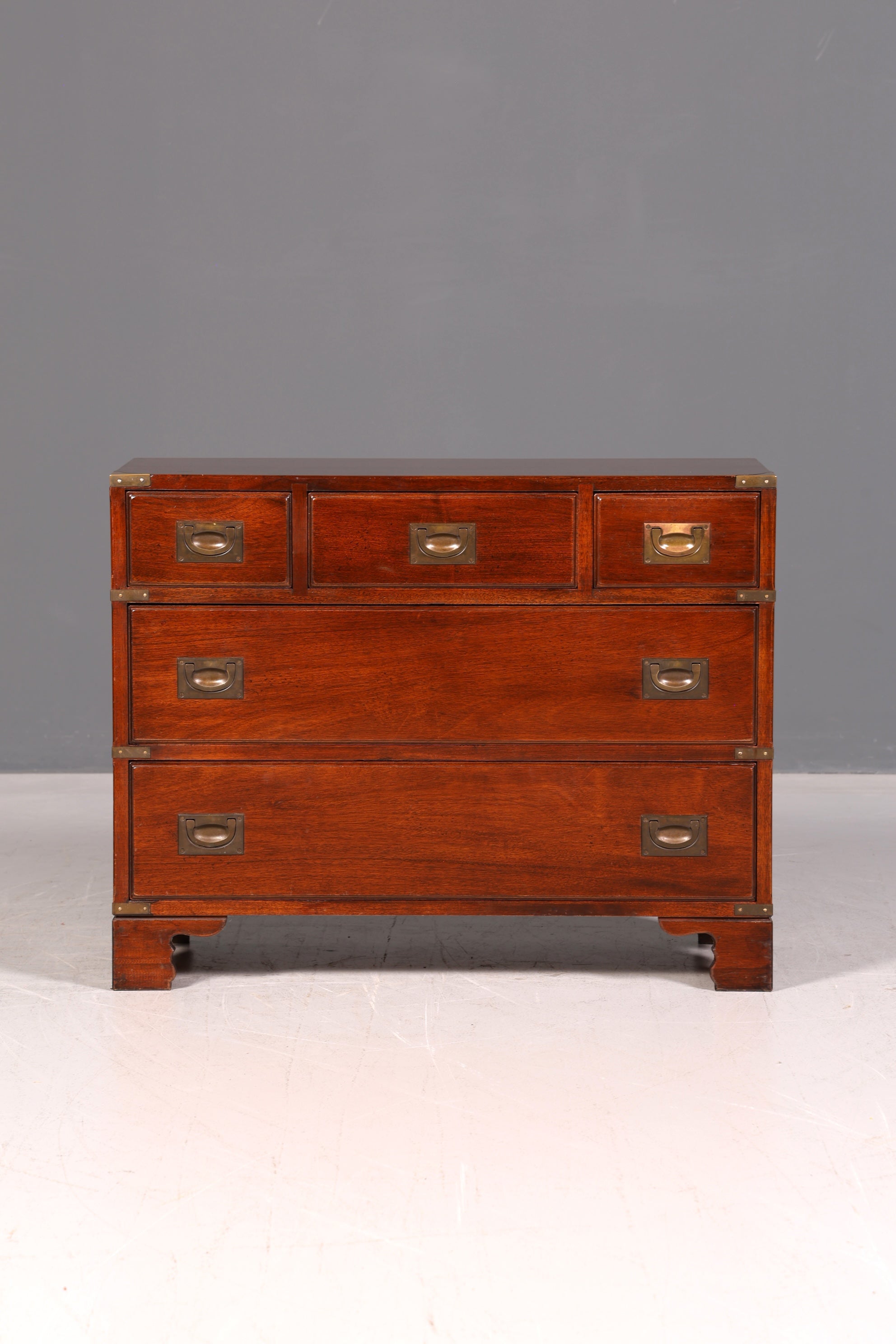 Traumhafte Maritime Kommode Englisch Military Chest Schiffskommode Antik Schrank Sideboard Wäschekommode Kolonialstil