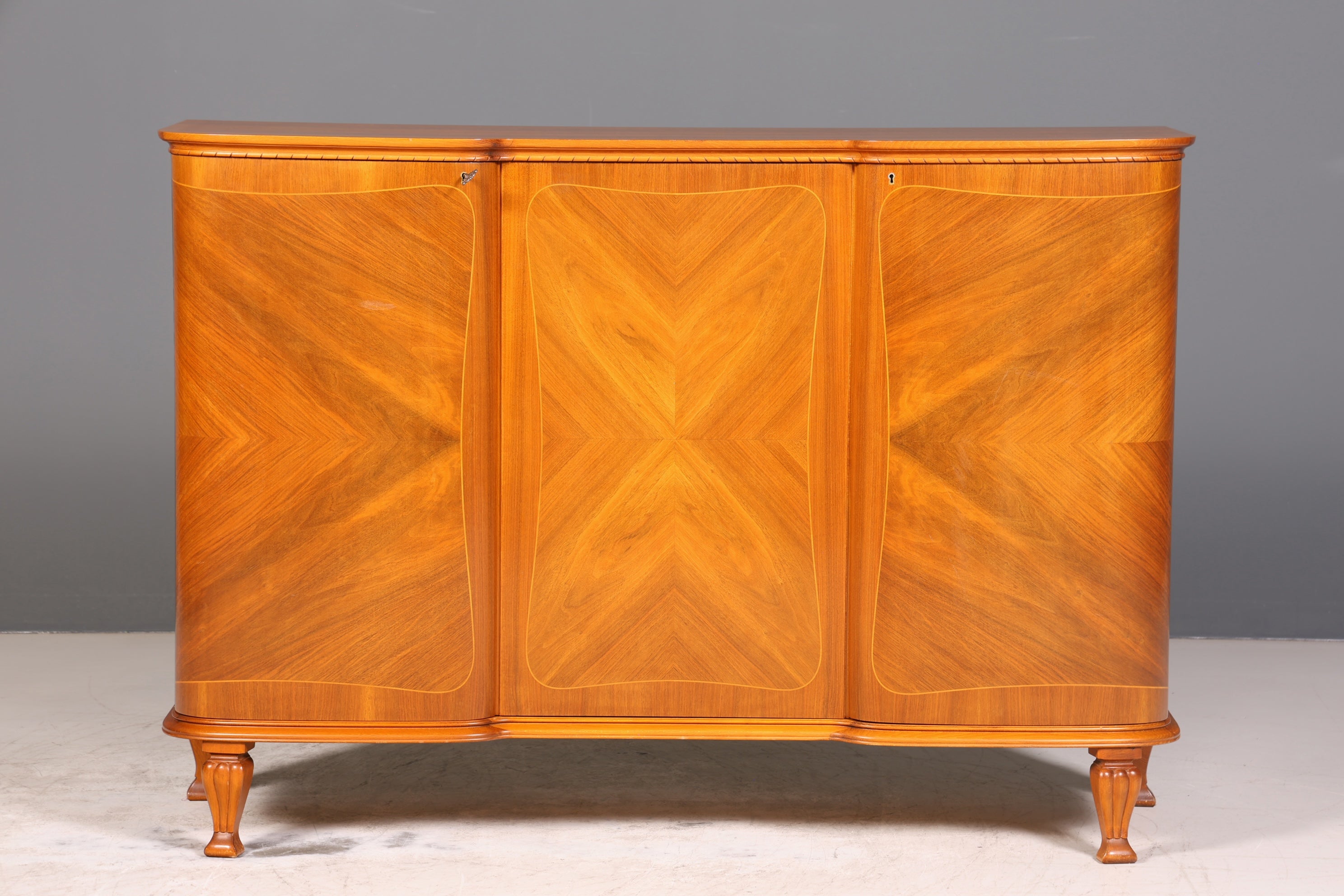 Stilvoller Original Art Deco Schrank Vertiko Aktenschrank Wäscheschrank um 1940