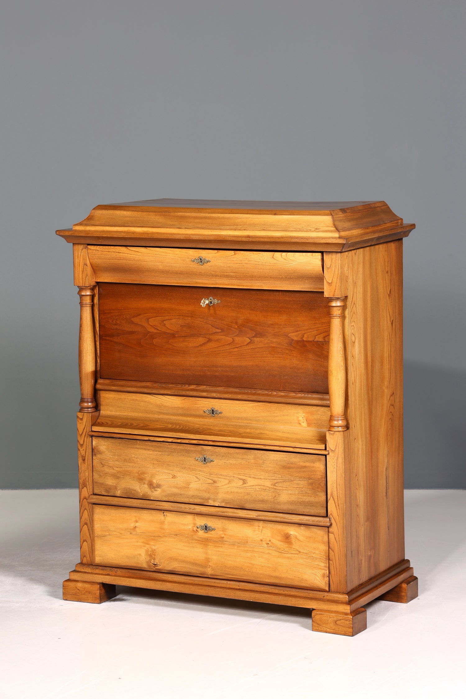 Traumhafter Biedermeier Sekretär Gründerzeit Vertiko Antik Kommode Schreibkommode