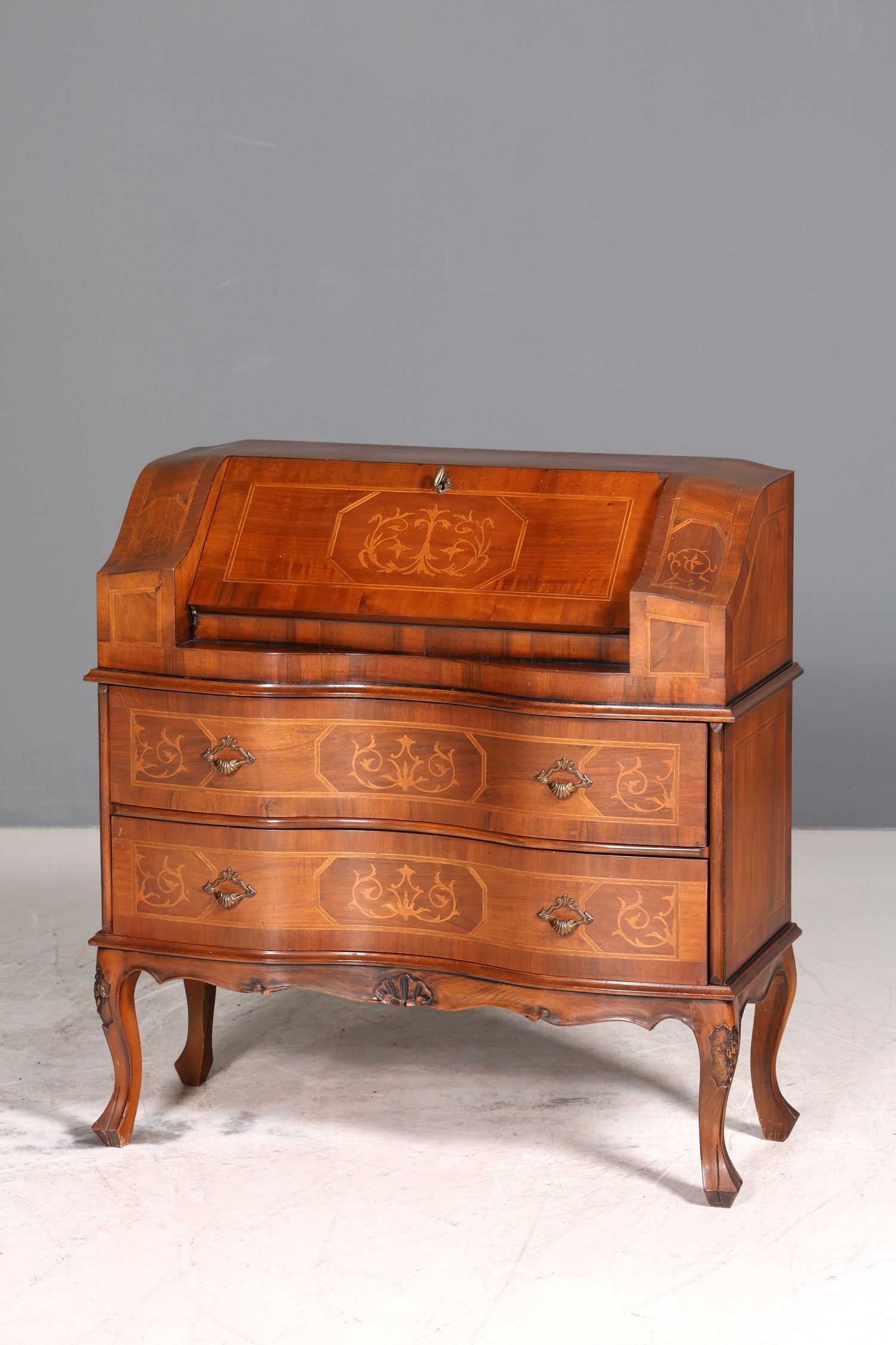 Wunderschöner Sekretär im Barock Stil Büro Kommode Schreibkommode Schreibtisch