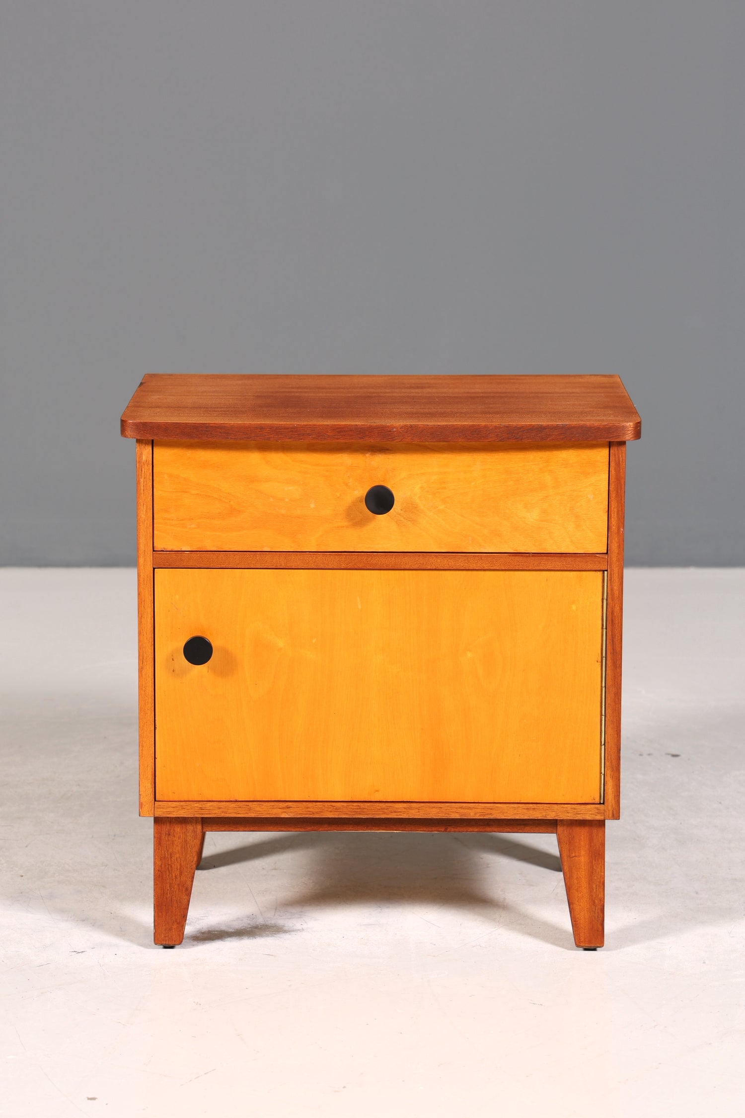 Wunderschöne Mid Century Kommode Vintage Nachttisch 60s Schubladenkommode Schrank 2 von 2