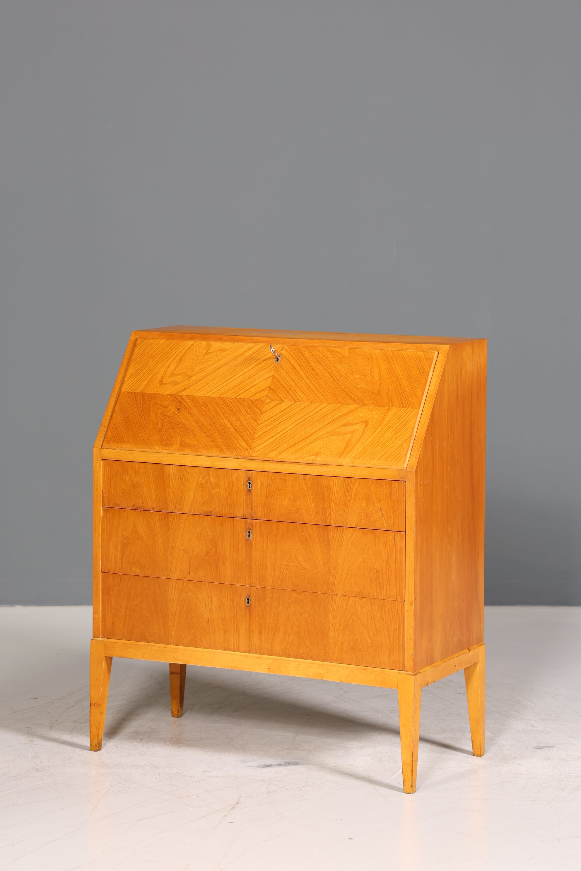 Wunderschöner Sekretär im Biedermeier Stil um 1930 echt Holz Schreibmöbel Kommode