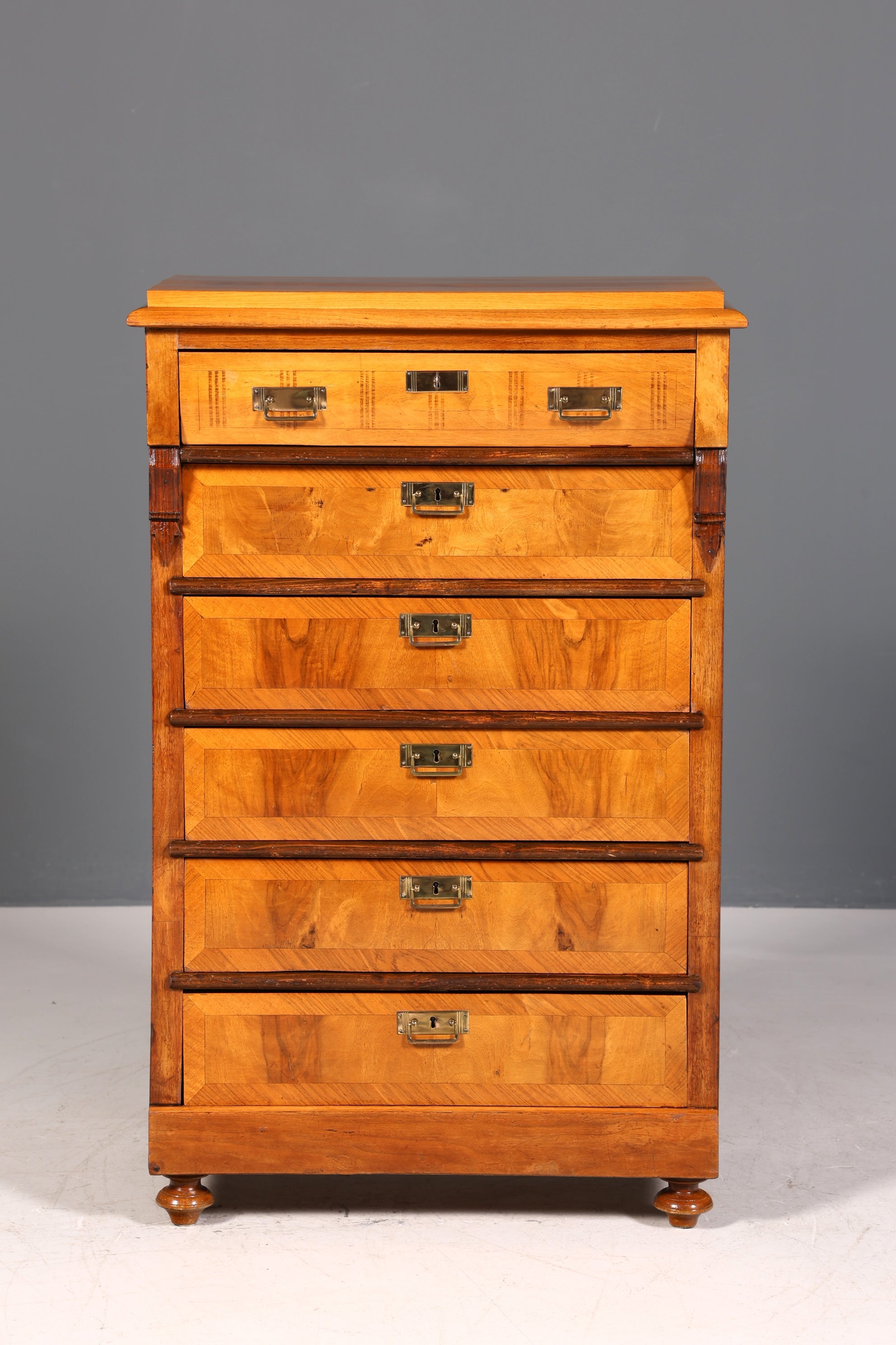 Wunderschöne Gründerzeit Kommode Jugendstil Vertiko Schubladenkommode Antik Wäschekommode