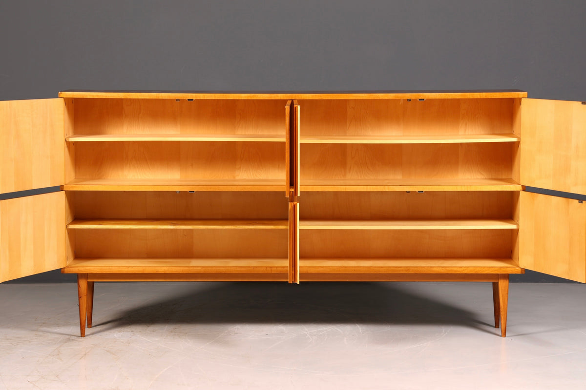 Stunning XXL Mid-Century Sideboard Retro Highboard 1960s Cabinet Sideboard Dresser solid wood