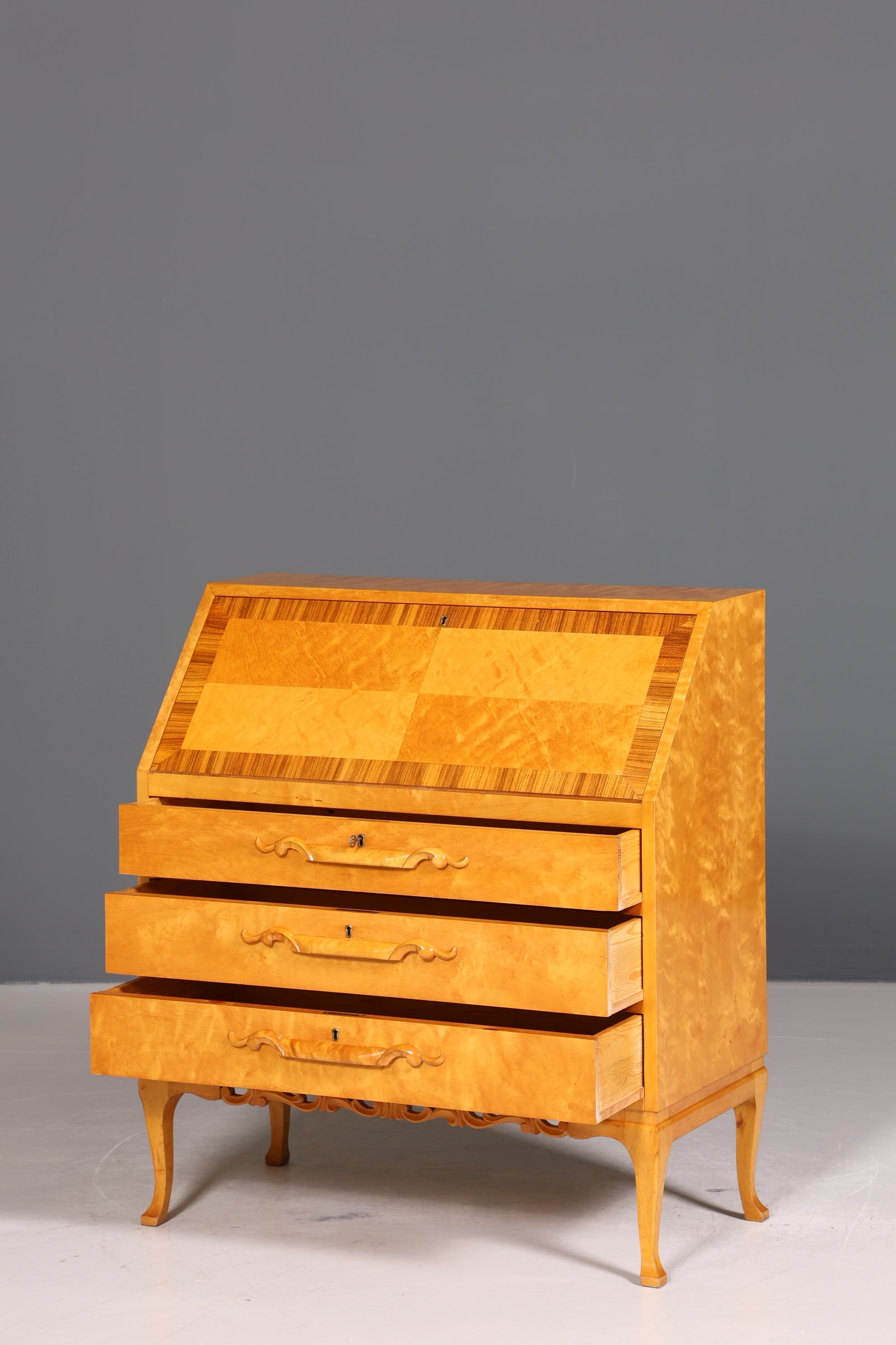 Wunderschöner Sekretär um 1930 Büro Kommode echt Holz Sekretär Schreibtisch Kommode