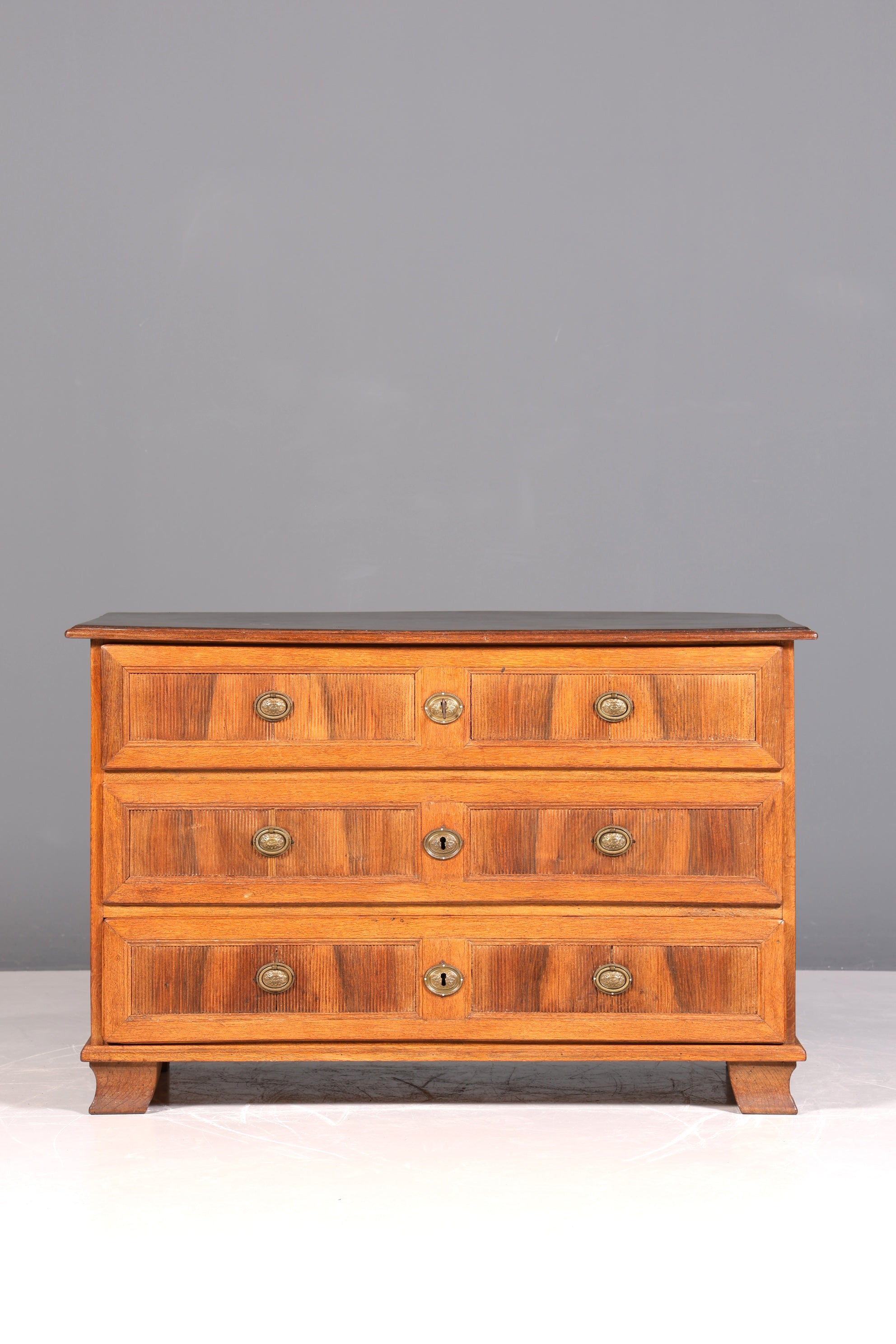 Beeindruckende Original Barock Kommode um 1780 Sideboard Antik massiv Holz Eiche Schubladenkommode