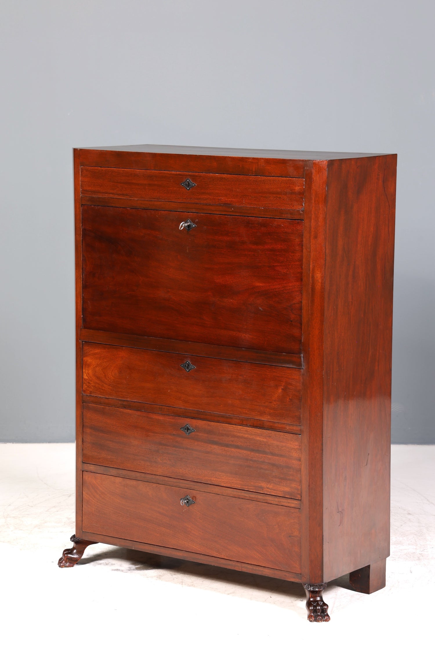 Traumhafter Louis Philippe Sekretär Vertiko Biedermeier Kommode Schubladenkommode