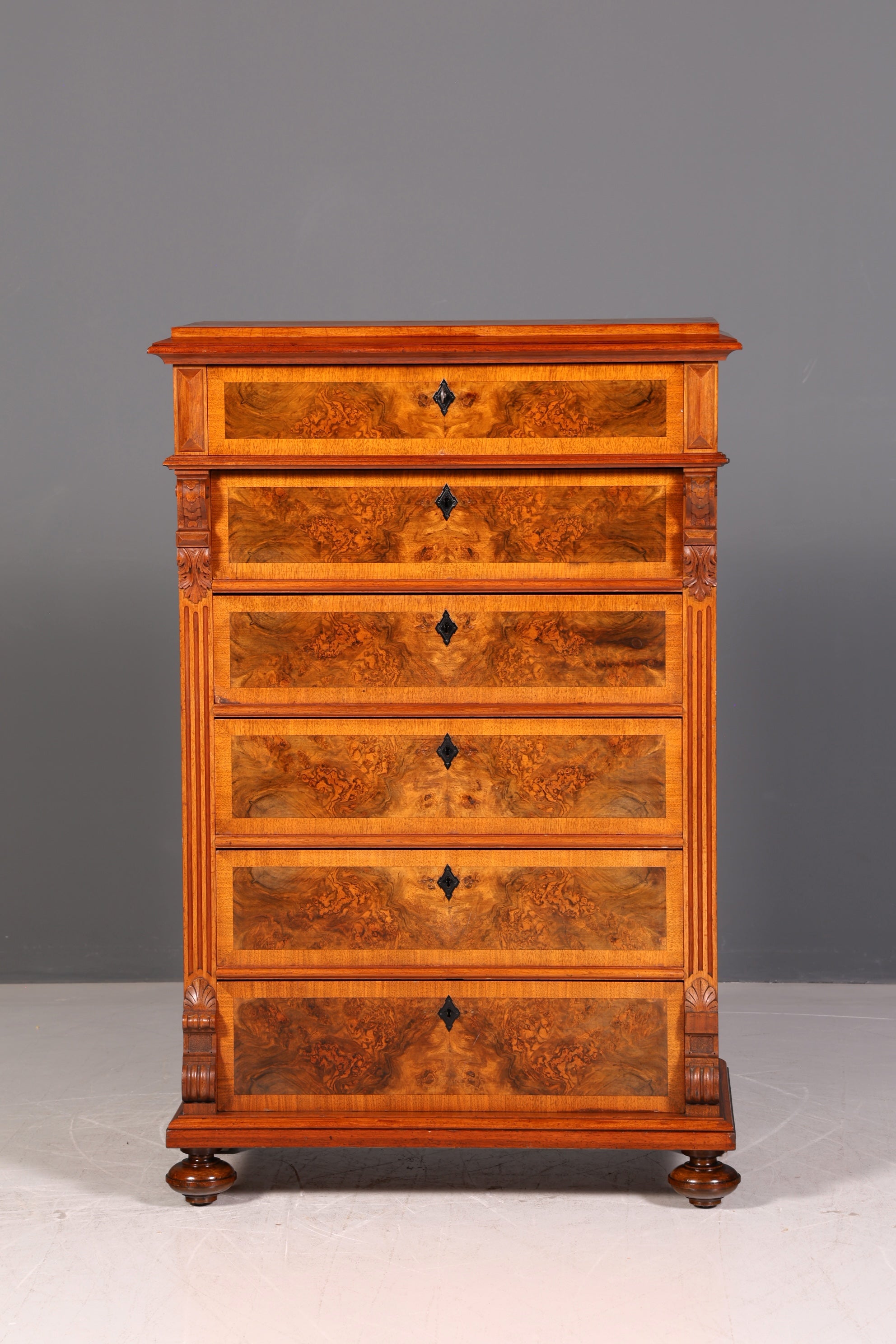 Traumhafte Gründerzeit Kommode Antik Vertiko Schubladenkommode Highboard Chiffoniere Wäschekommode