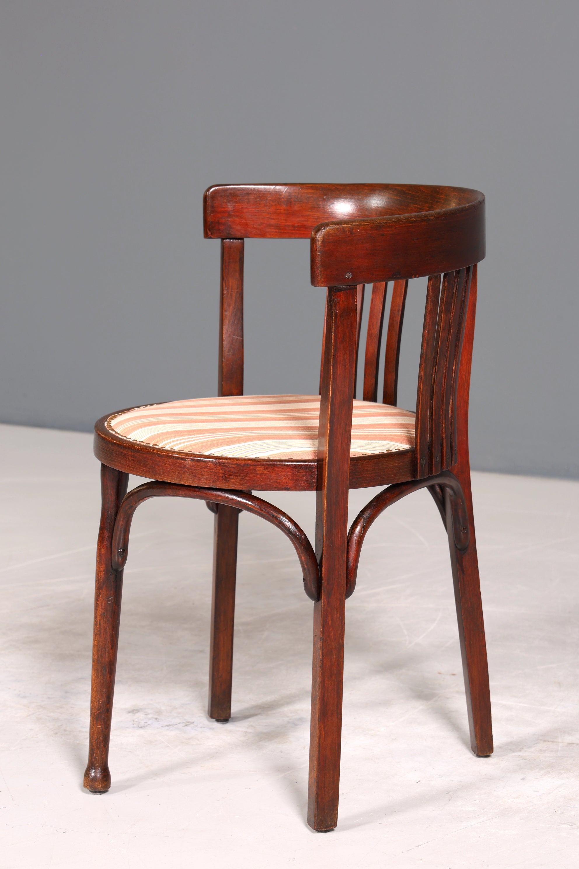 Wunderschöner Jugendstil Stuhl Bugholz Armlehnstuhl Thonet Stil Sekretär Stuhl Küchenstuhl