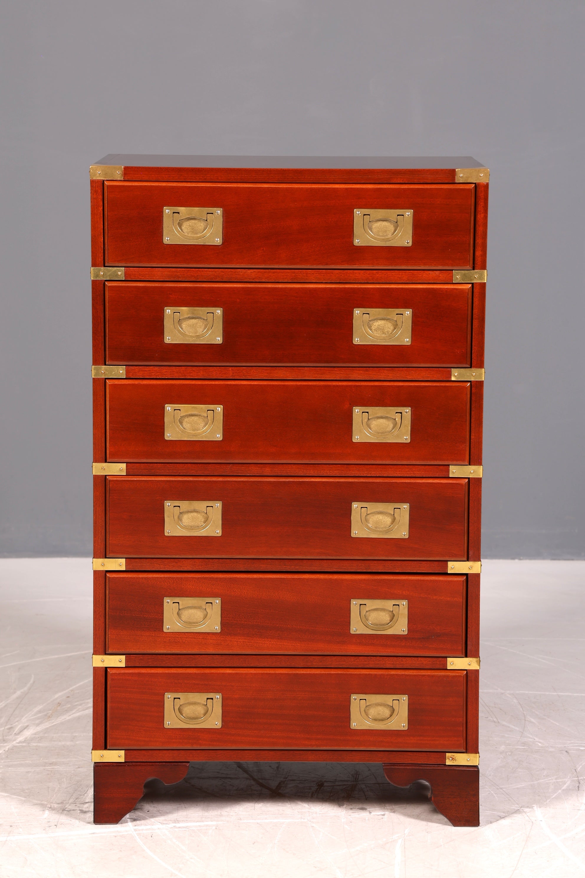 Wunderschöne Maritime Kommode Englisch Vertiko Military Chest Schrank Schubladenkommode
