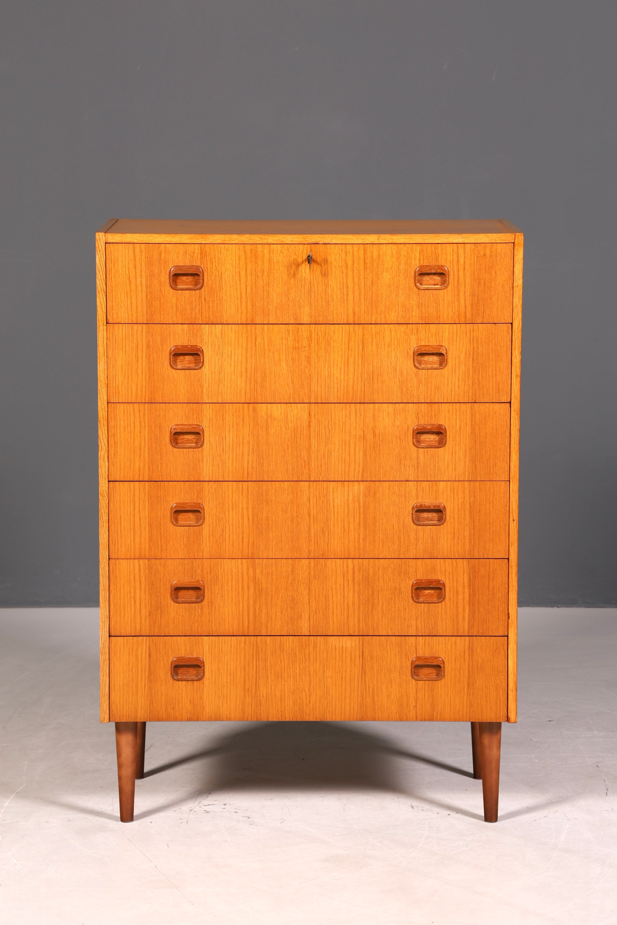 Wunderschöne Mid Century Kommode Teak Holz Sideboard Vintage Schubladen Kommode