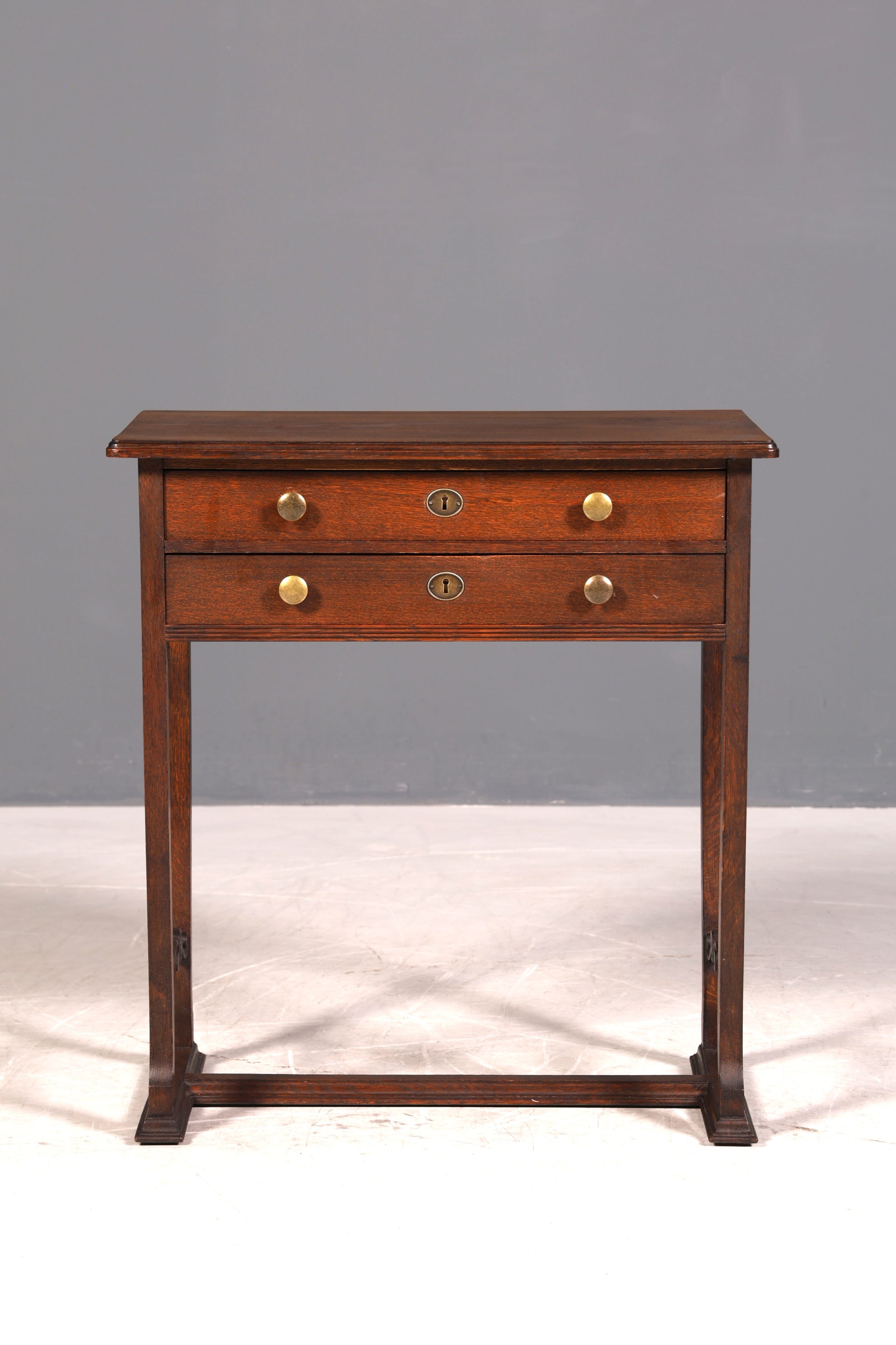 Wunderschöner Jugendstil Kommode Antik Nähtisch um 1910 Eiche Holz Ablagetisch Beistelltisch