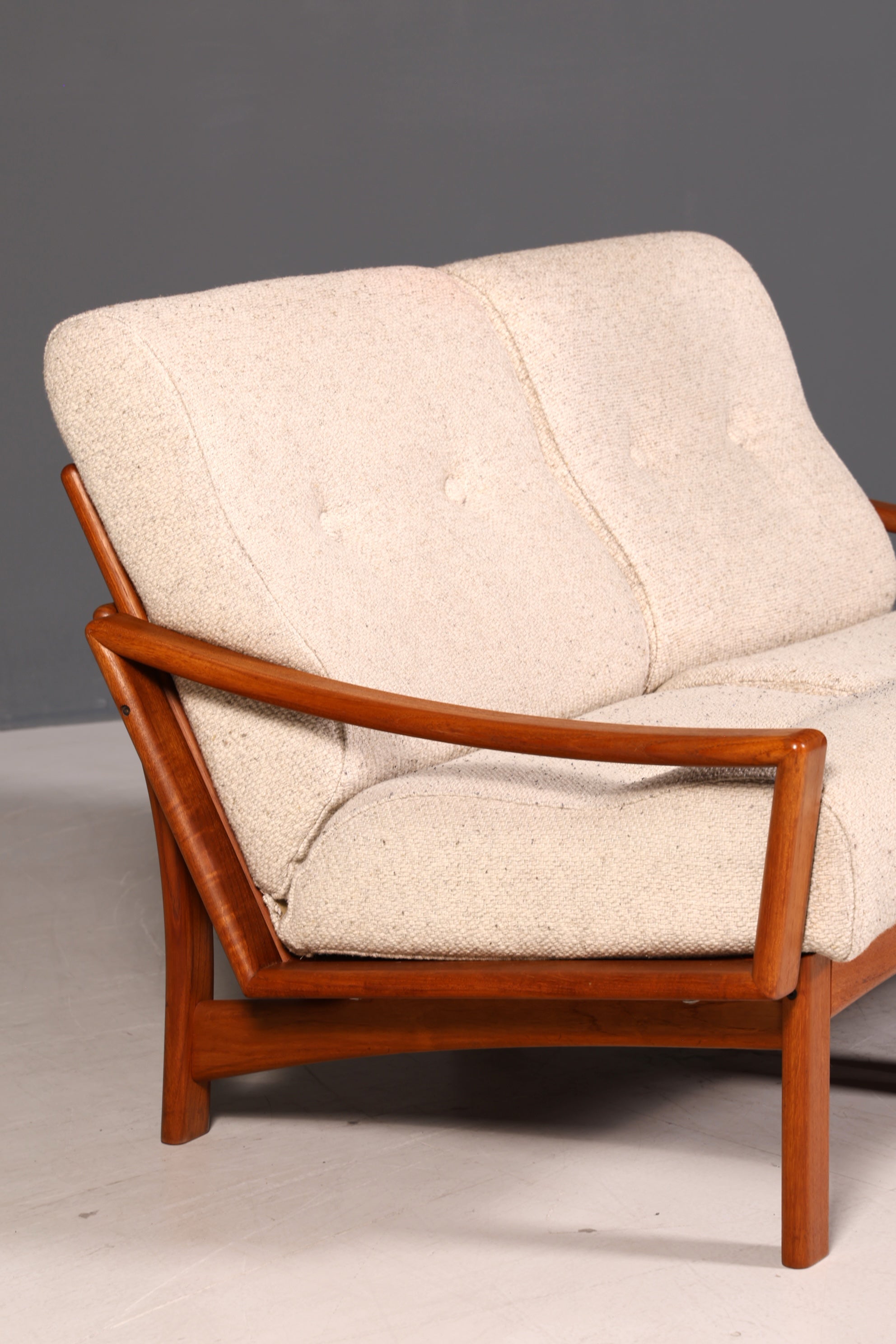 Wunderschönes Mid Century 2er Sofa Retro Couch Danish Design Polstersofa Vintage Canapé