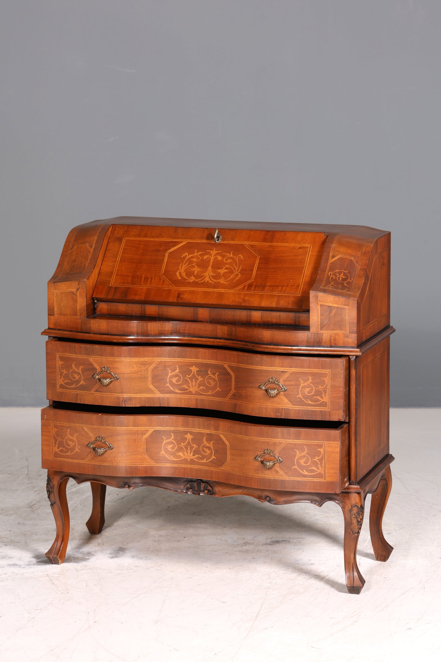 Wunderschöner Sekretär im Barock Stil Büro Kommode Schreibkommode Schreibtisch