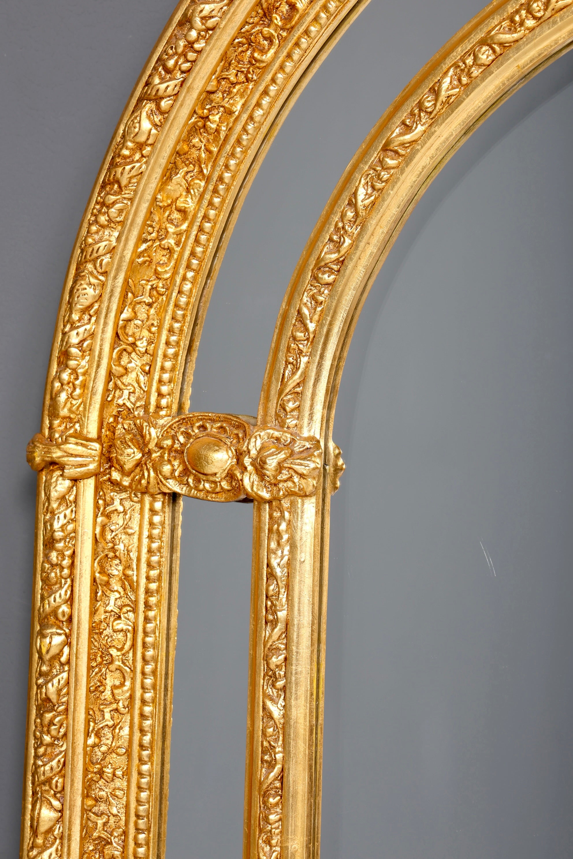 Beeindruckender XXL Prunk Barock Stil Standspiegel Antik Stil Gold Ornament Flurspiegel Spiegel Standspiegel