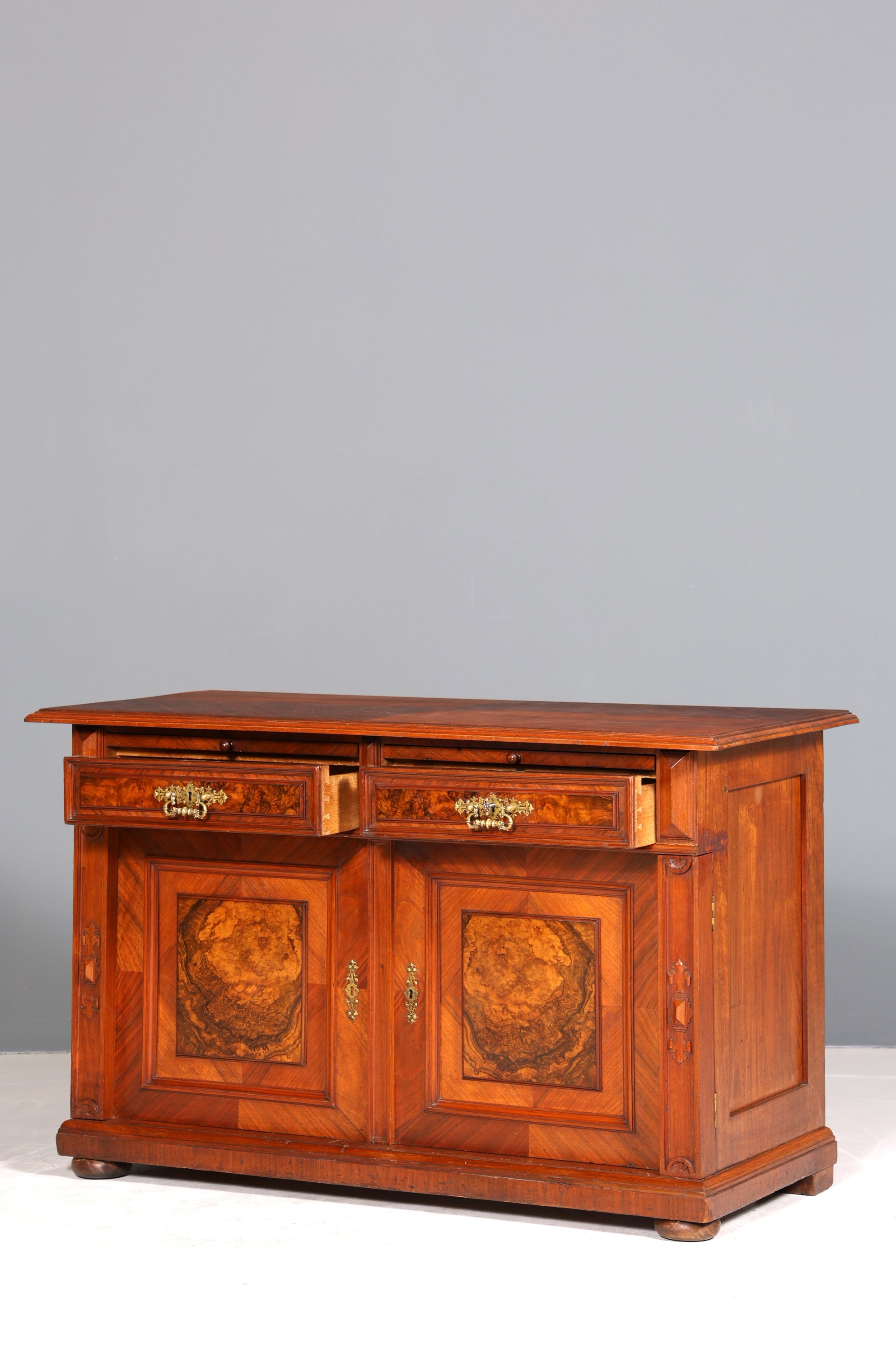Wunderschöner Gründerzeit Schrank Antik echt Holz Sideboard um 1890 Kommode Anrichte