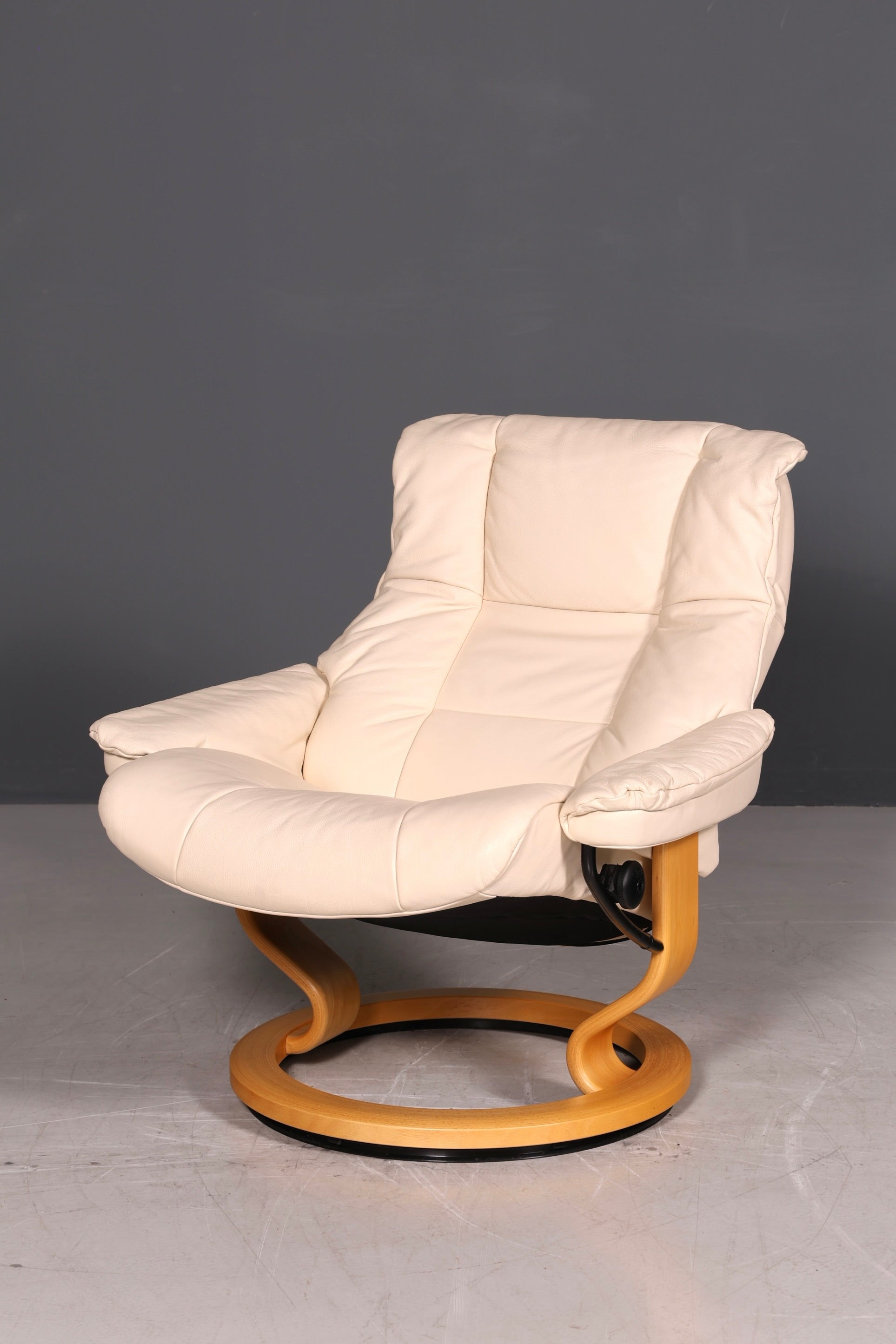Original Stressless Mayfair Relax Sessel mit Hocker Echt Leder Komfort Design