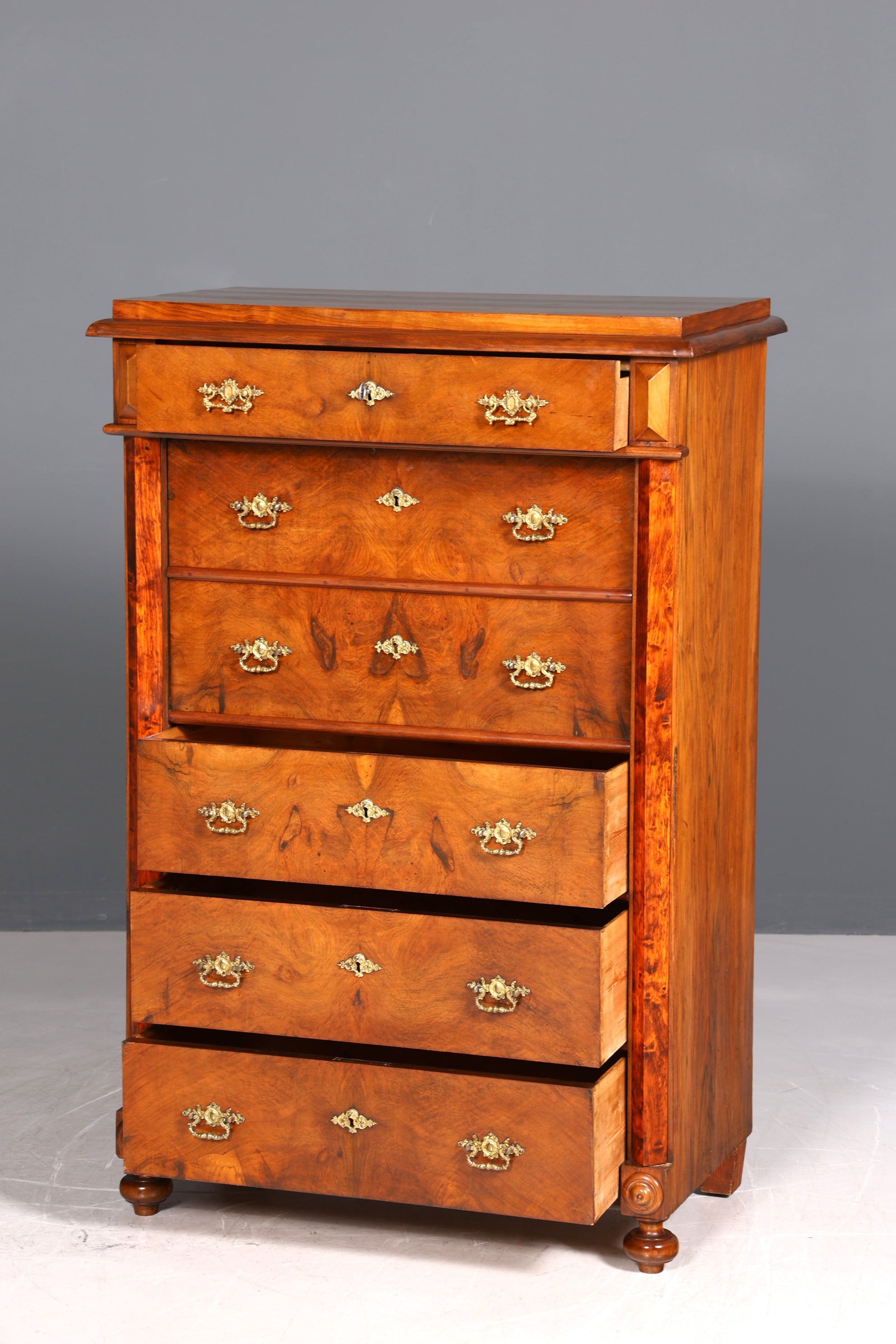 Wunderschöner Gründerzeit Sekretär Kommode Jugendstil Schubladenkommode Antik Vertiko