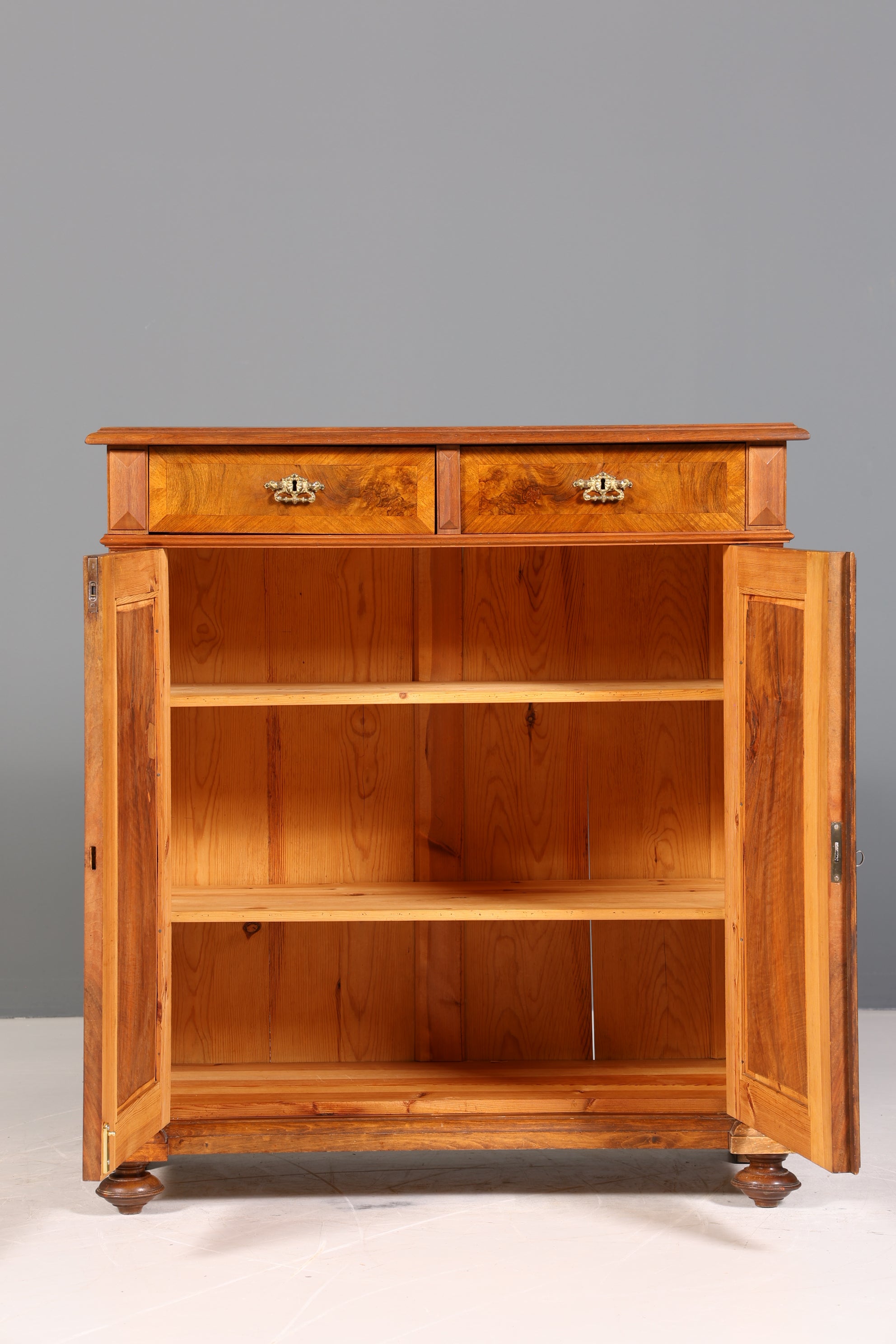 Traumhaftes Gründerzeit Vertiko echt Holz Antik Jugendstil Schrank Kommode