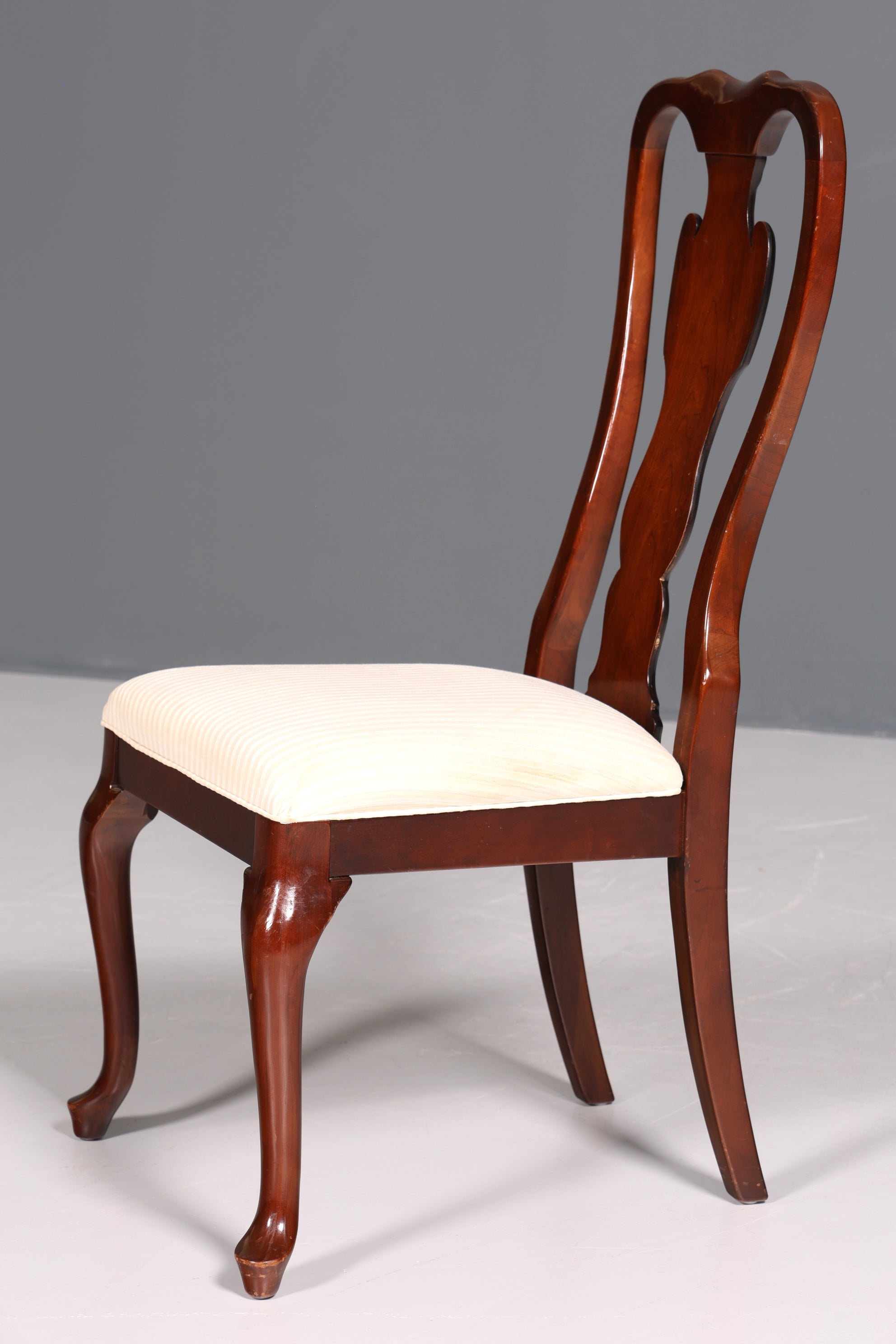 Stilvoller Original Drexel Heritage Stuhl Chippendale USA Sekretär Schreibtisch Stuhl Küchenstuhl 1 von 3