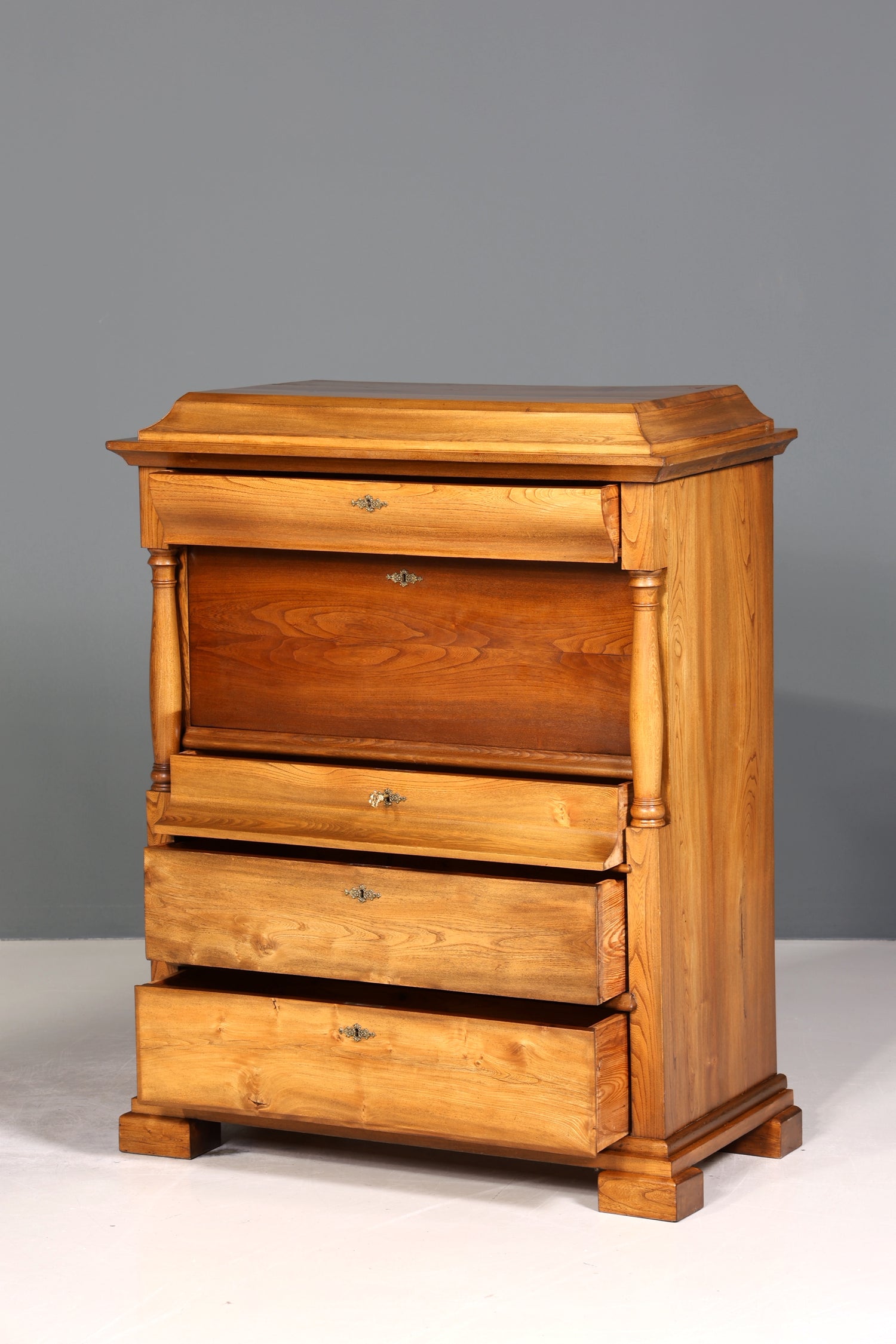 Traumhafter Biedermeier Sekretär Gründerzeit Vertiko Antik Kommode Schreibkommode