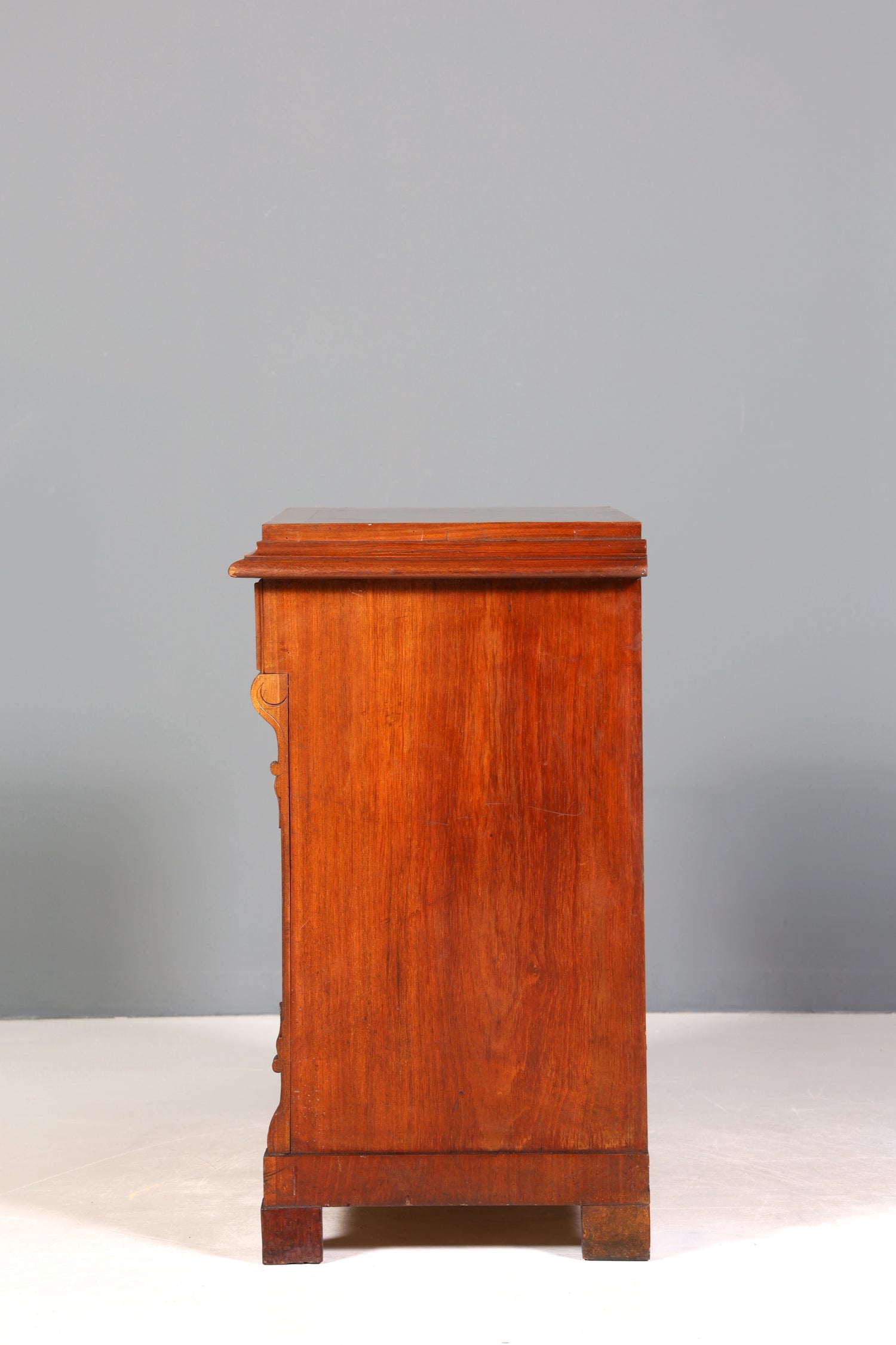 Wunderschöne Gründerzeit Kommode Louis Philippe Nussbaum Schubladen Kommode Sideboard um 1880
