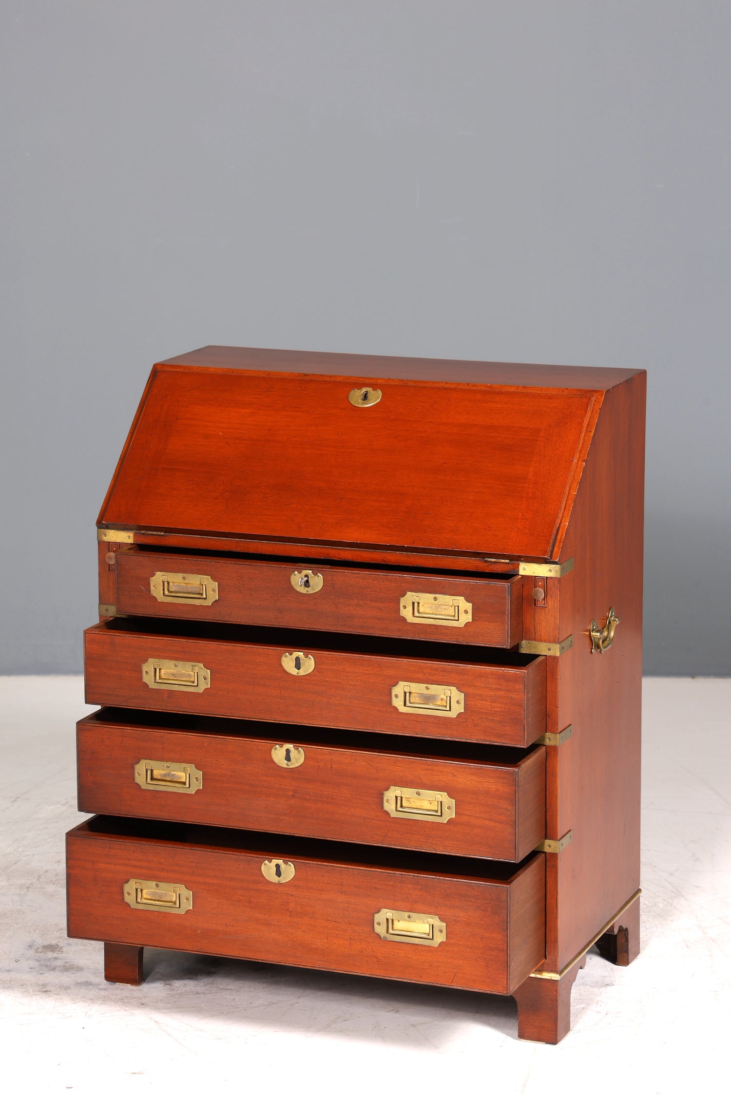 Wunderschöner Maritimer Sekretär Englisch Schreibkommode echt Holz Englischer Schreibtisch