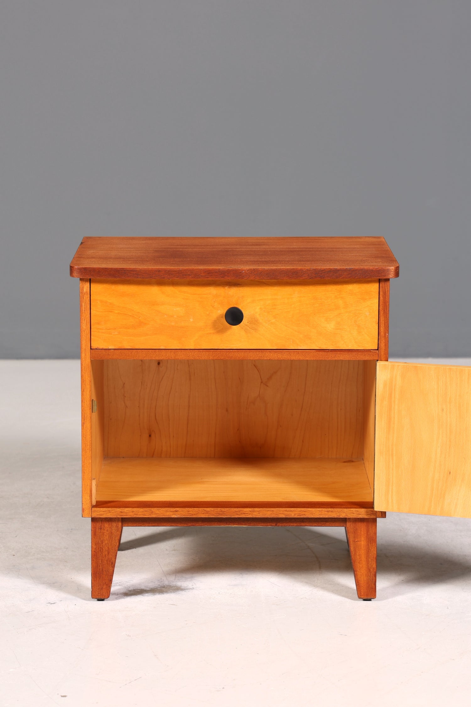 Wunderschöne Mid Century Kommode Vintage Nachttisch 60s Schubladenkommode Schrank 2 von 2