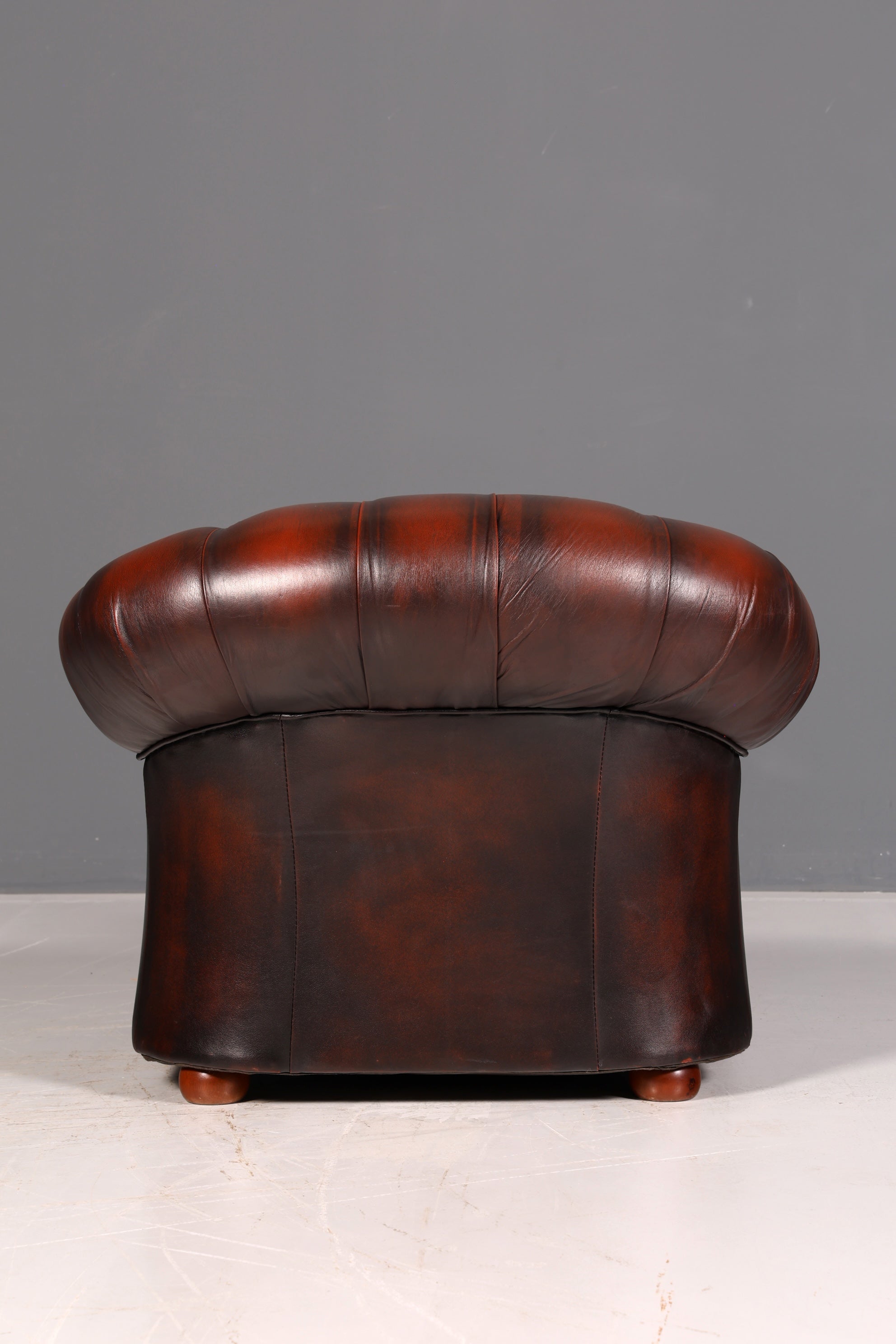 Wunderschöner Original Chesterfield Centurion Sessel Englischer Armlehnsessel Echt Leder Herrensessel Vintage 2 von 2