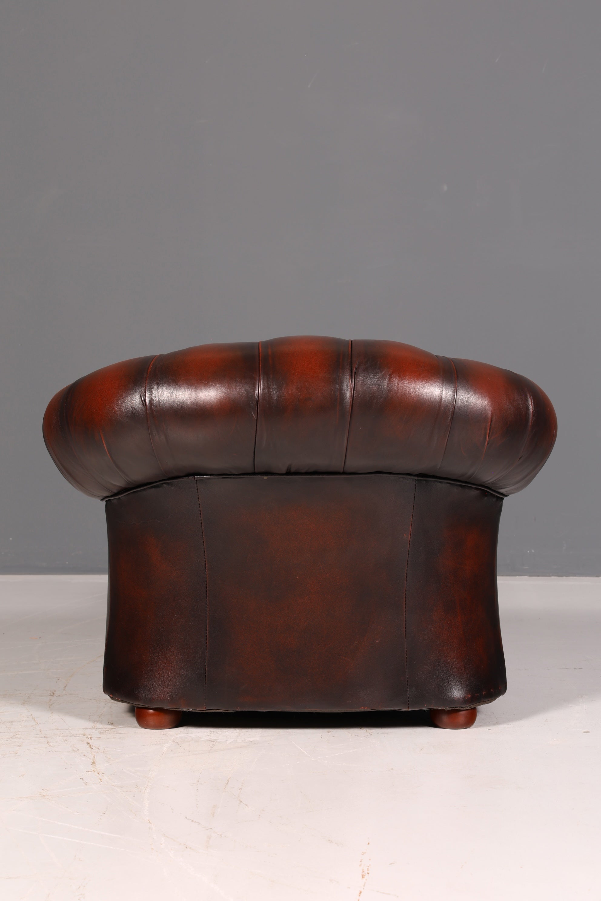 Wunderschöner Original Chesterfield Centurion Sessel Englischer Armlehnsessel Echt Leder Herrensessel Vintage 1 von 2
