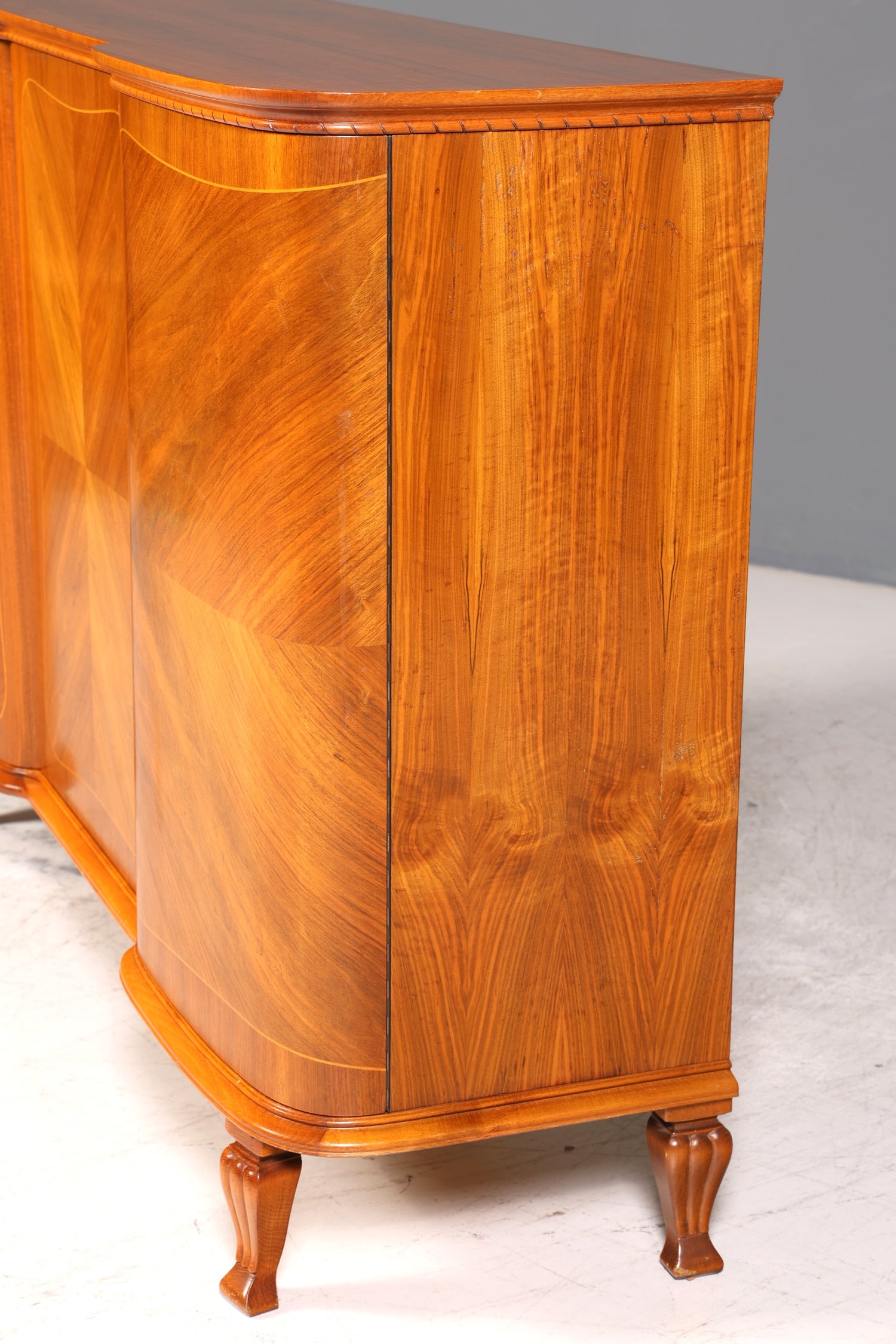 F128 Finish Stilvoller Original Art Deco Schrank Vertiko Kleiderschrank um 1940