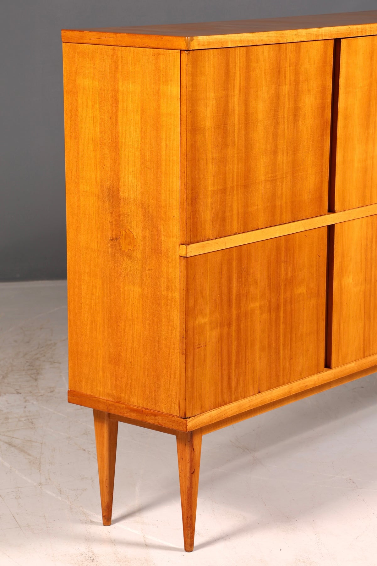 Stunning XXL Mid-Century Sideboard Retro Highboard 1960s Cabinet Sideboard Dresser solid wood