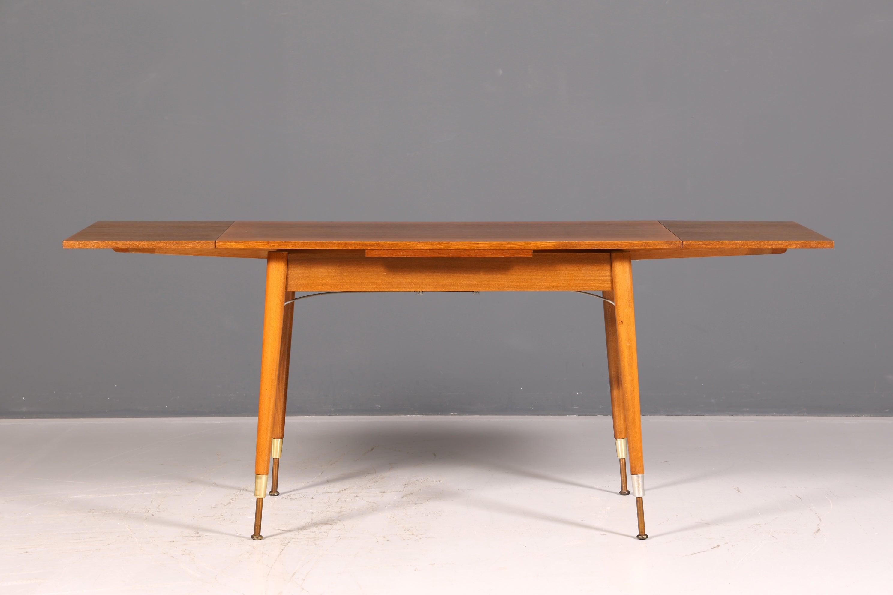 Wunderschöner Mid Century Küchentisch Vintage Tisch ausziehbar höhenverstellbar Esstisch 60s Holz