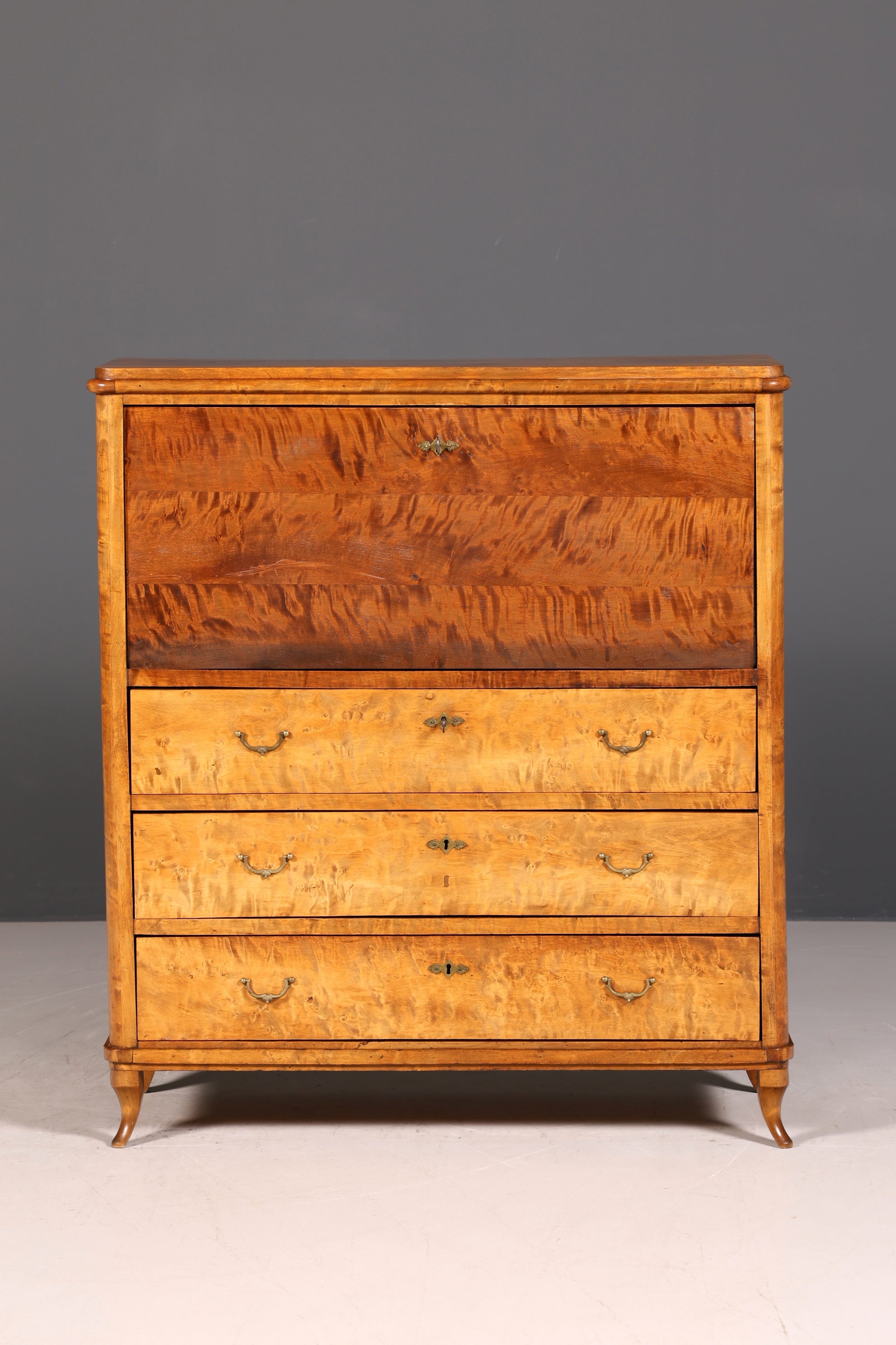 Traumhafter Sekretär im Biedermeier Stil um 1930 Schreibmöbel echt Holz Vertiko Kommode Schubladenkommode