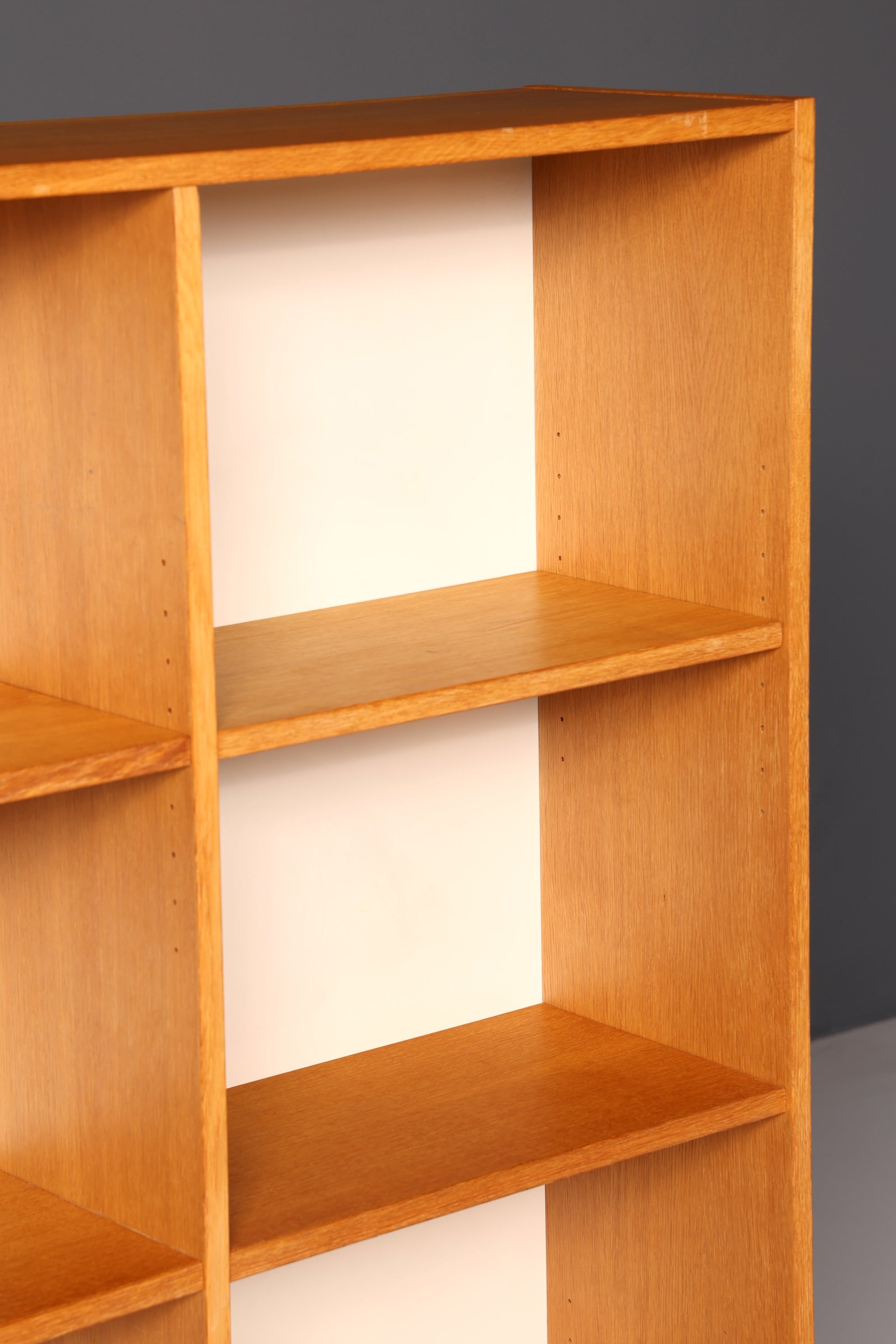 Schlichtes Mid Century Bücherregal Vintage Regal Schrank Buchablage 60s Bookshelf Holz