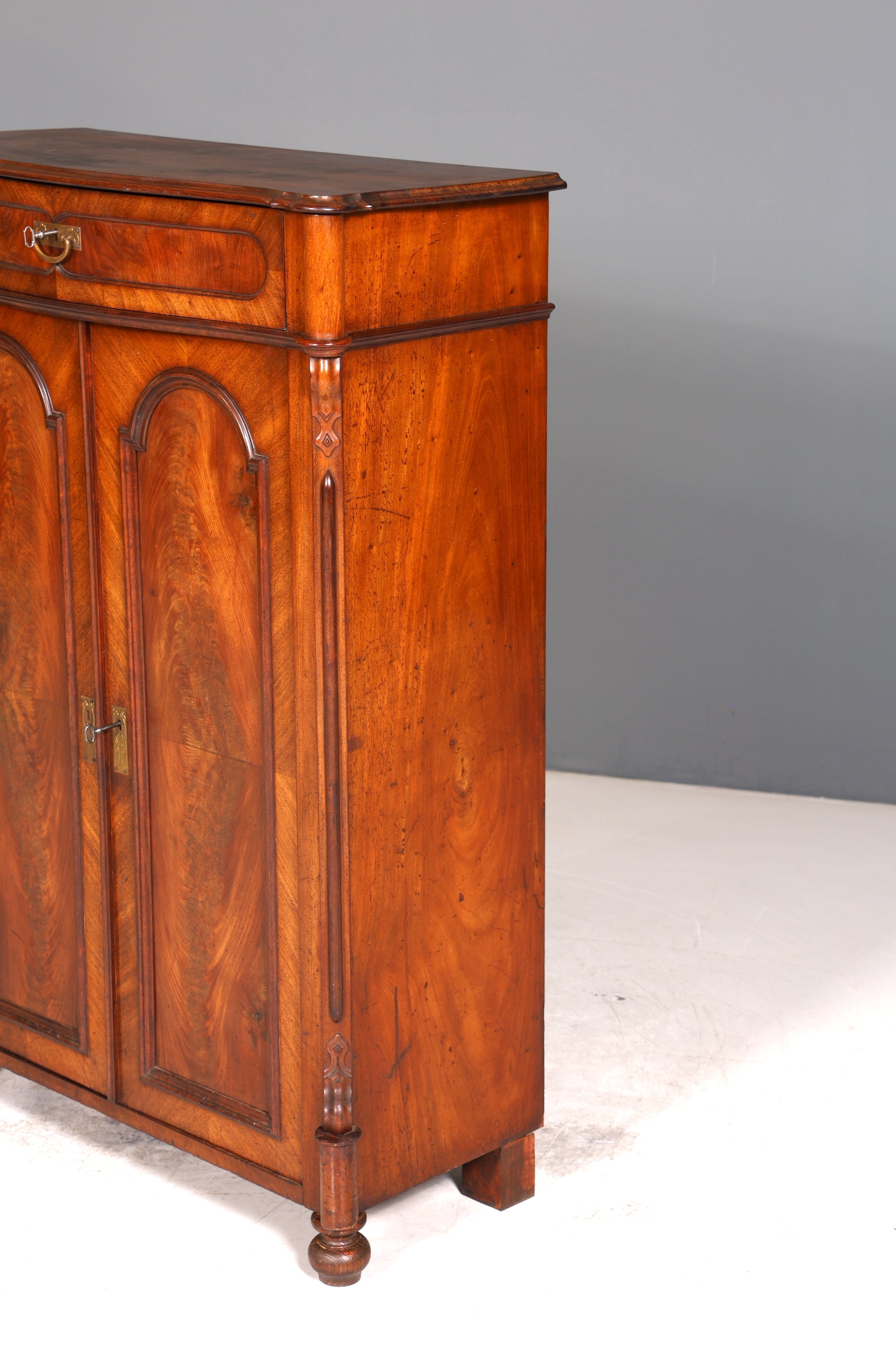 Traumhafter Louis Philippe Schrank um 1880 Gründerzeit Vertiko Highboard Schrank