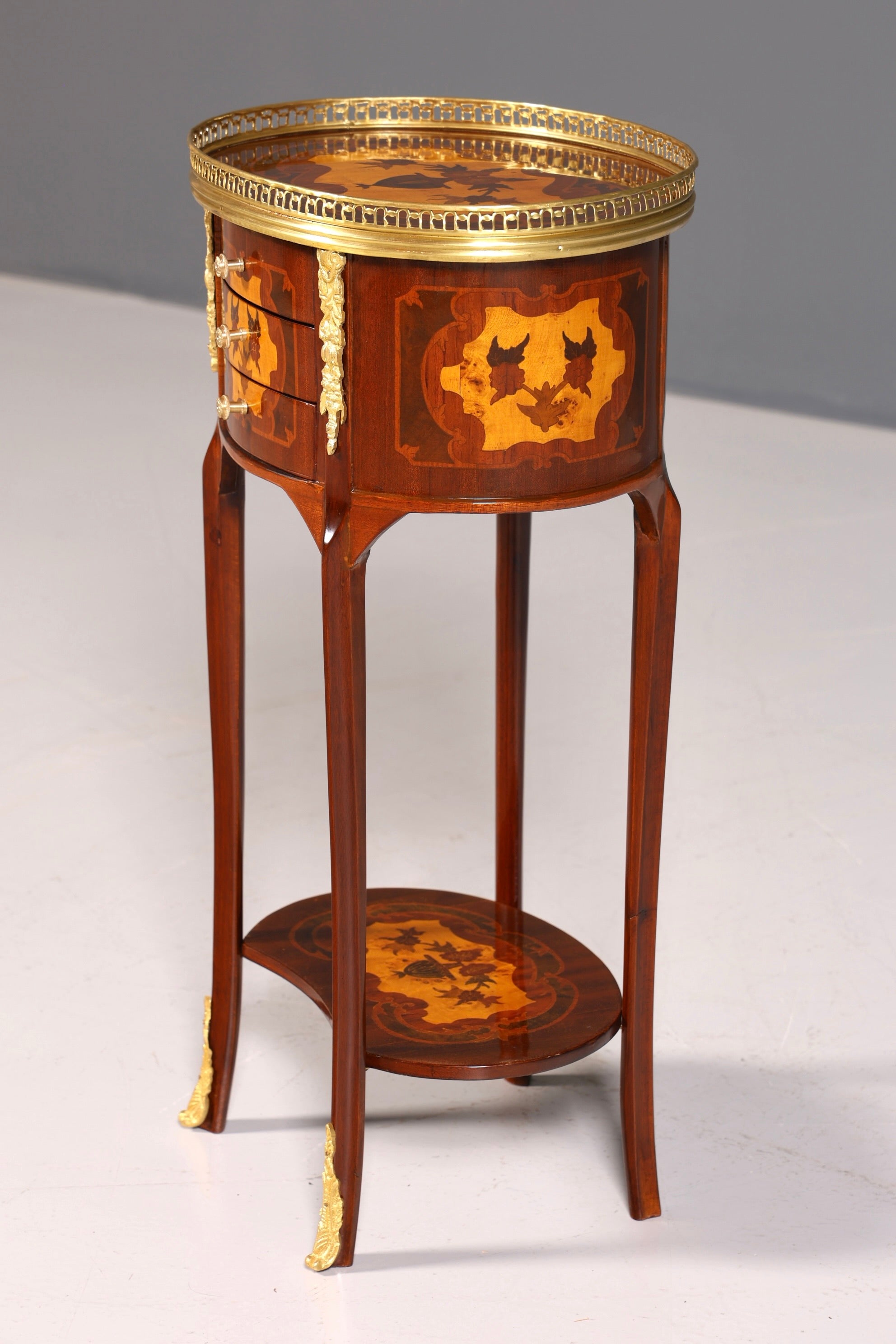 Edler Barock Louis XV Stil Beistelltisch Ablagetisch Kommode Antik Stil