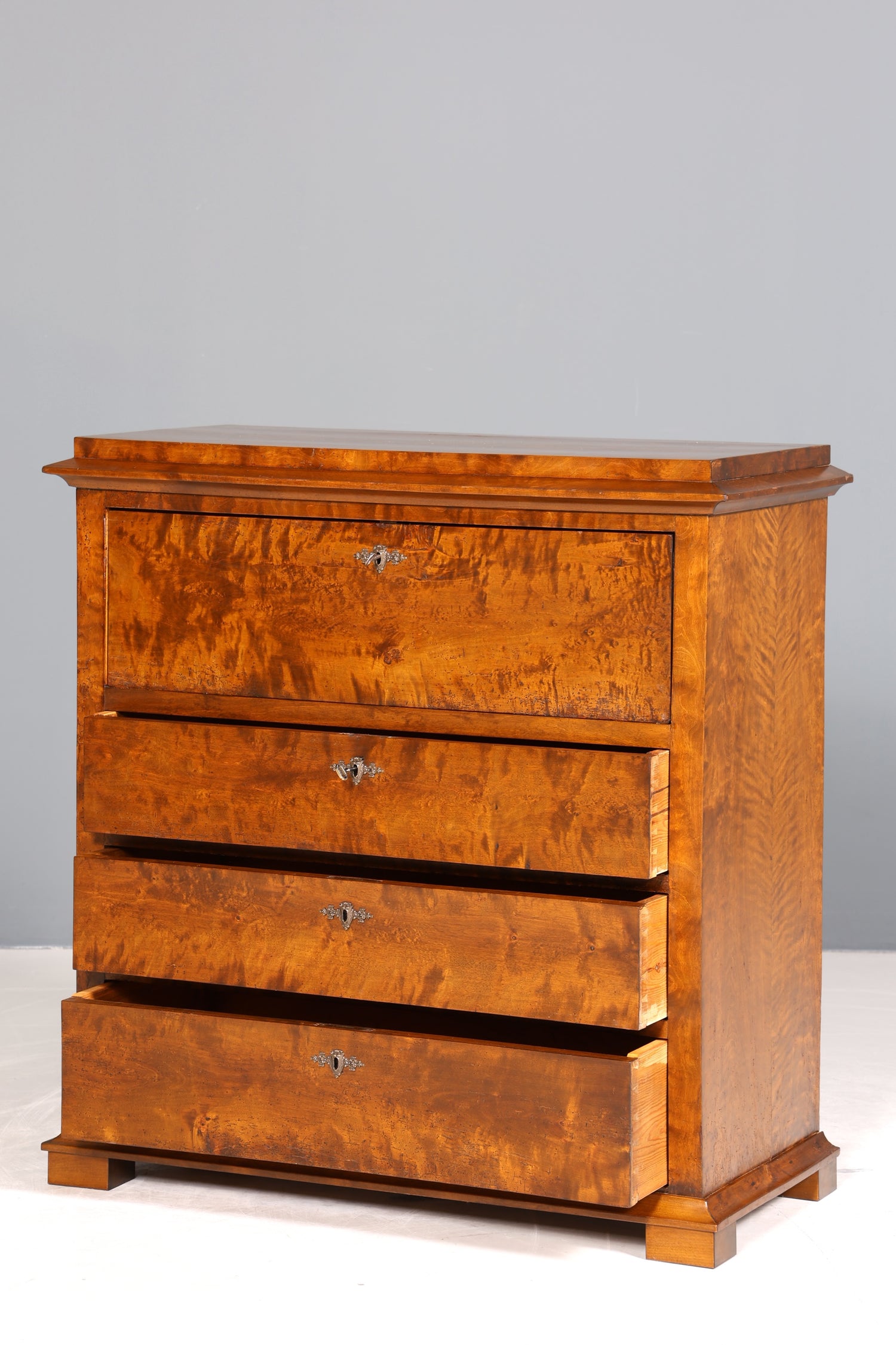 Wunderschöner Biedermeier Sekretär Vertiko Antik Kommode Louis Philippe Schreibkommode