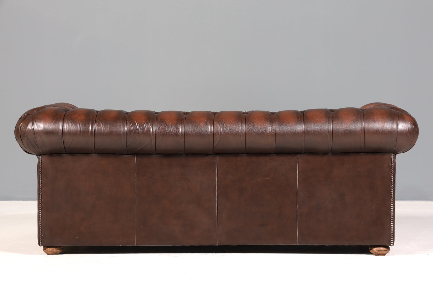 Wunderschönes Original Chesterfield Sofa 3- Sitzer echt Leder Couch Englisch 1 von 2