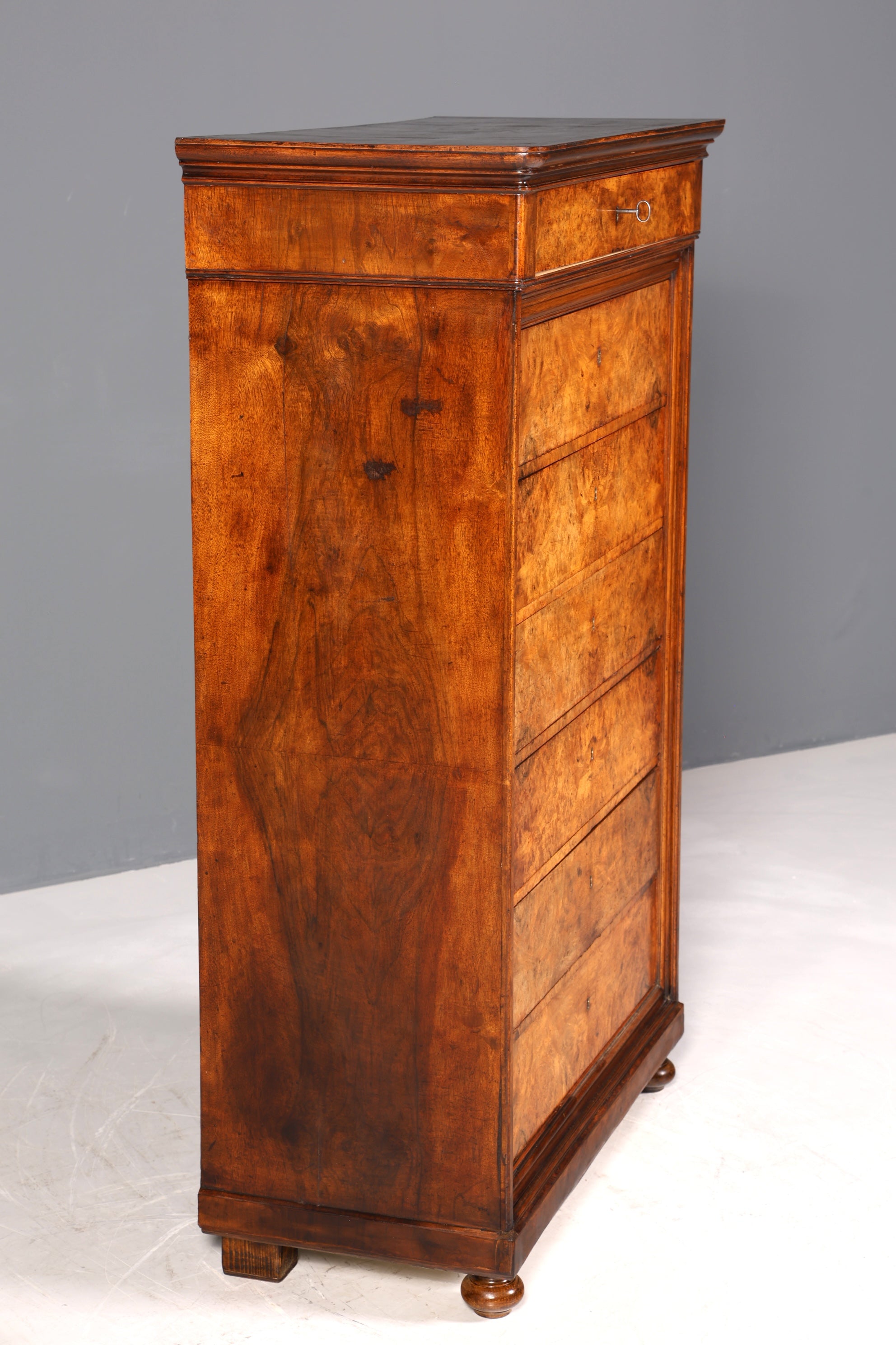 F941 Finish Wunderschönes Gründerzeit Vertiko Louis Philippe Kommode um 1880 Schubladenkommode