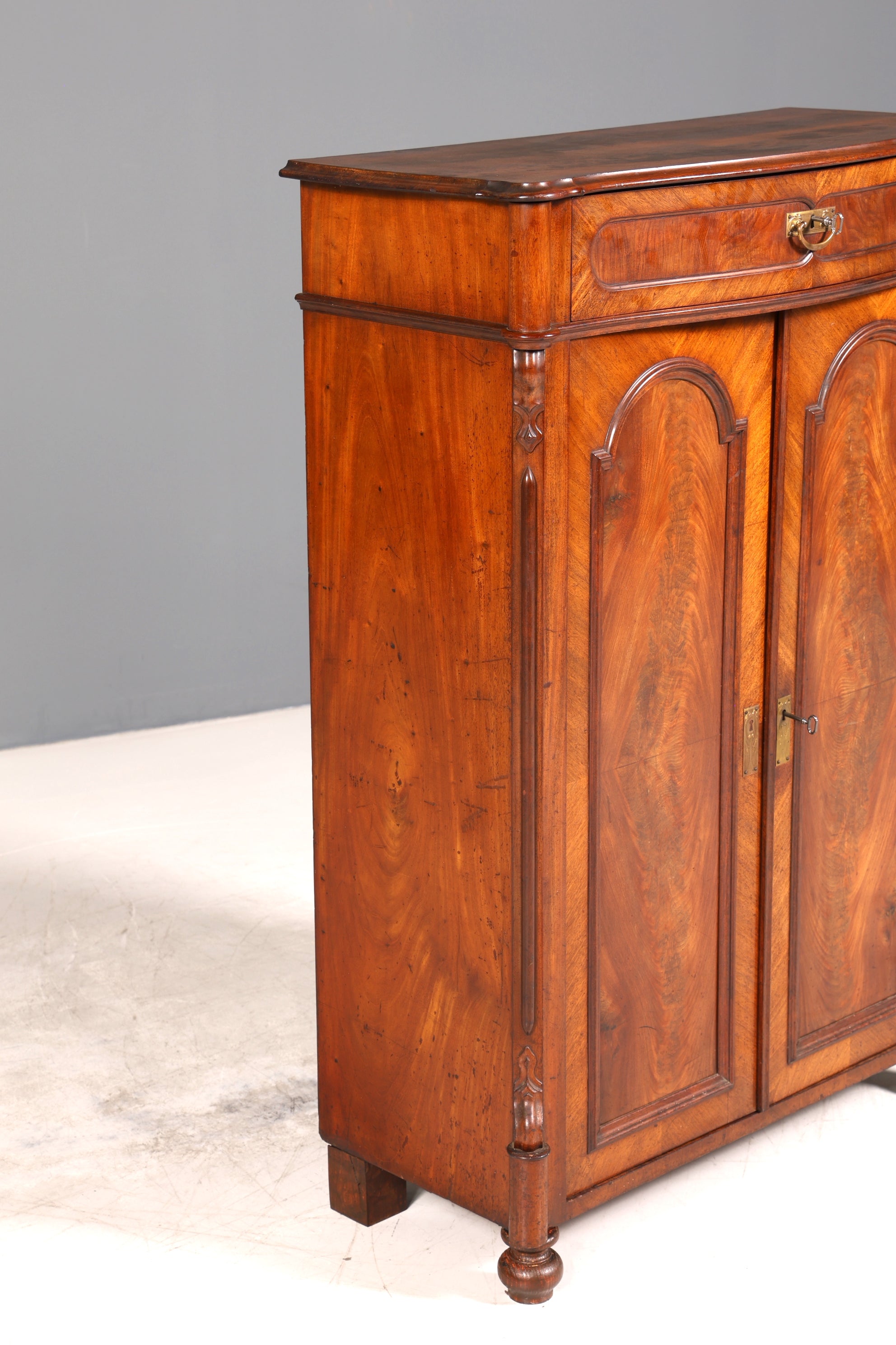 Traumhafter Louis Philippe Schrank um 1880 Gründerzeit Vertiko Highboard Schrank