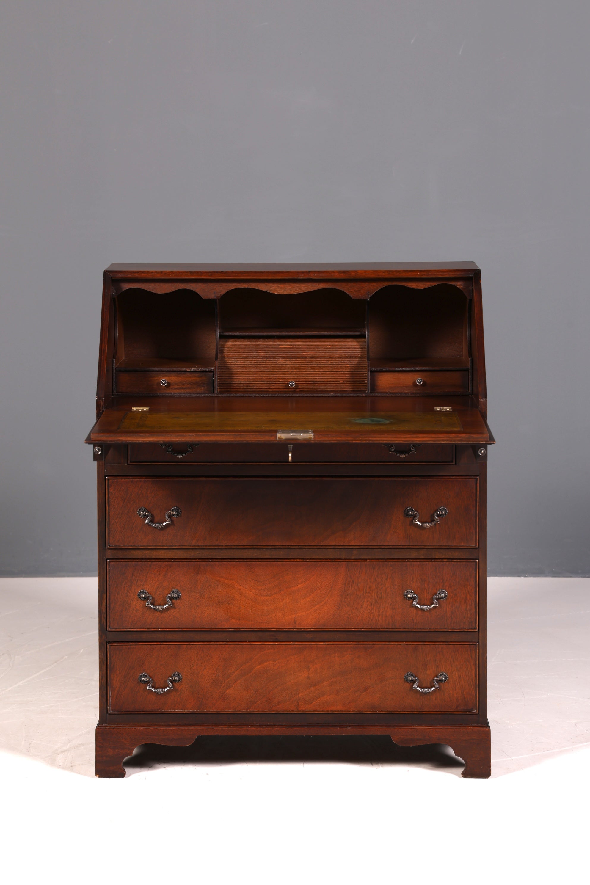 Wunderschöner Englischer Sekretär Schreibkommode echt Holz Schreibtisch Kommode