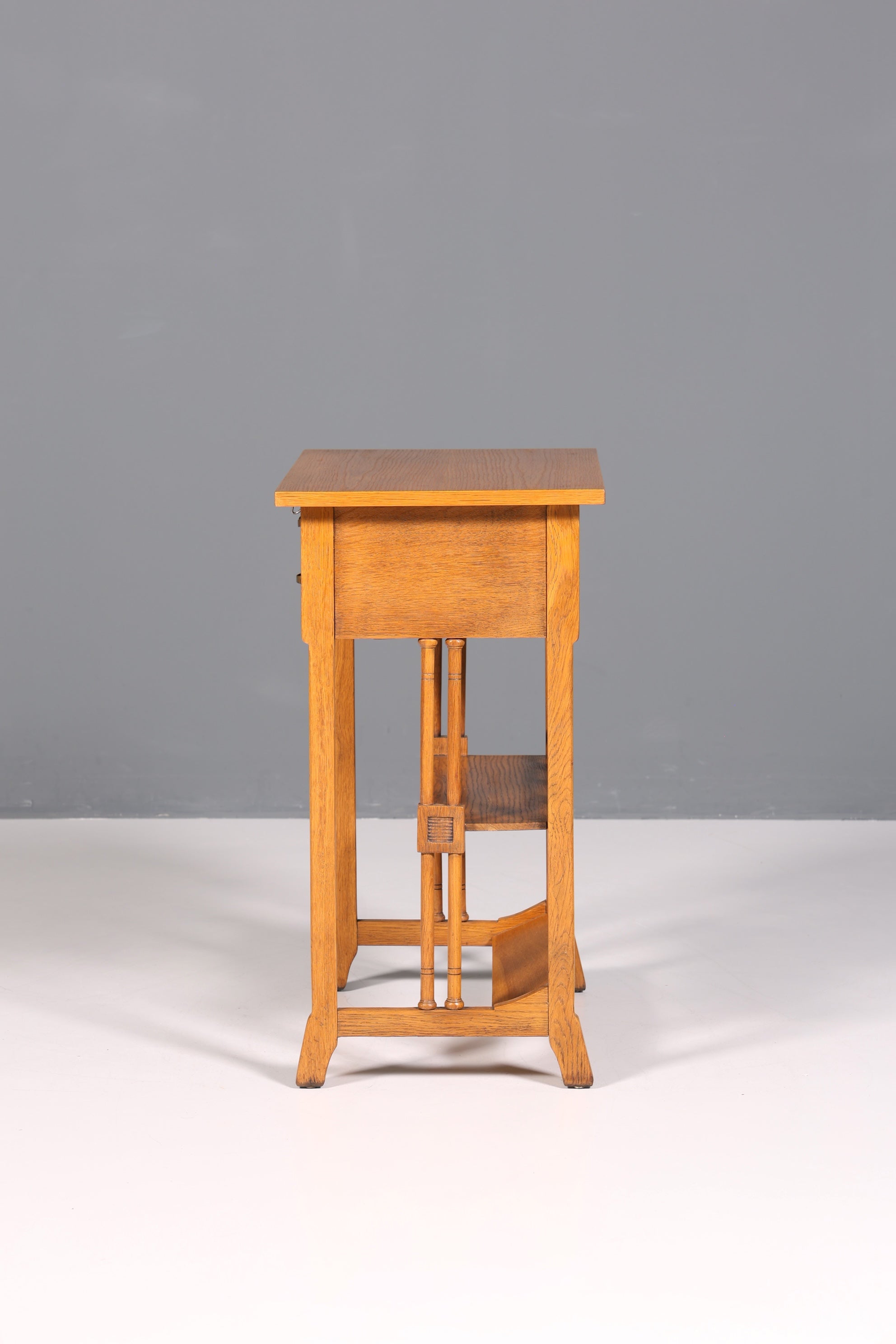 Wunderschöner Jugendstil Nähtisch Antik Beistelltisch um 1910 echt Holz Ablagetisch Kommode