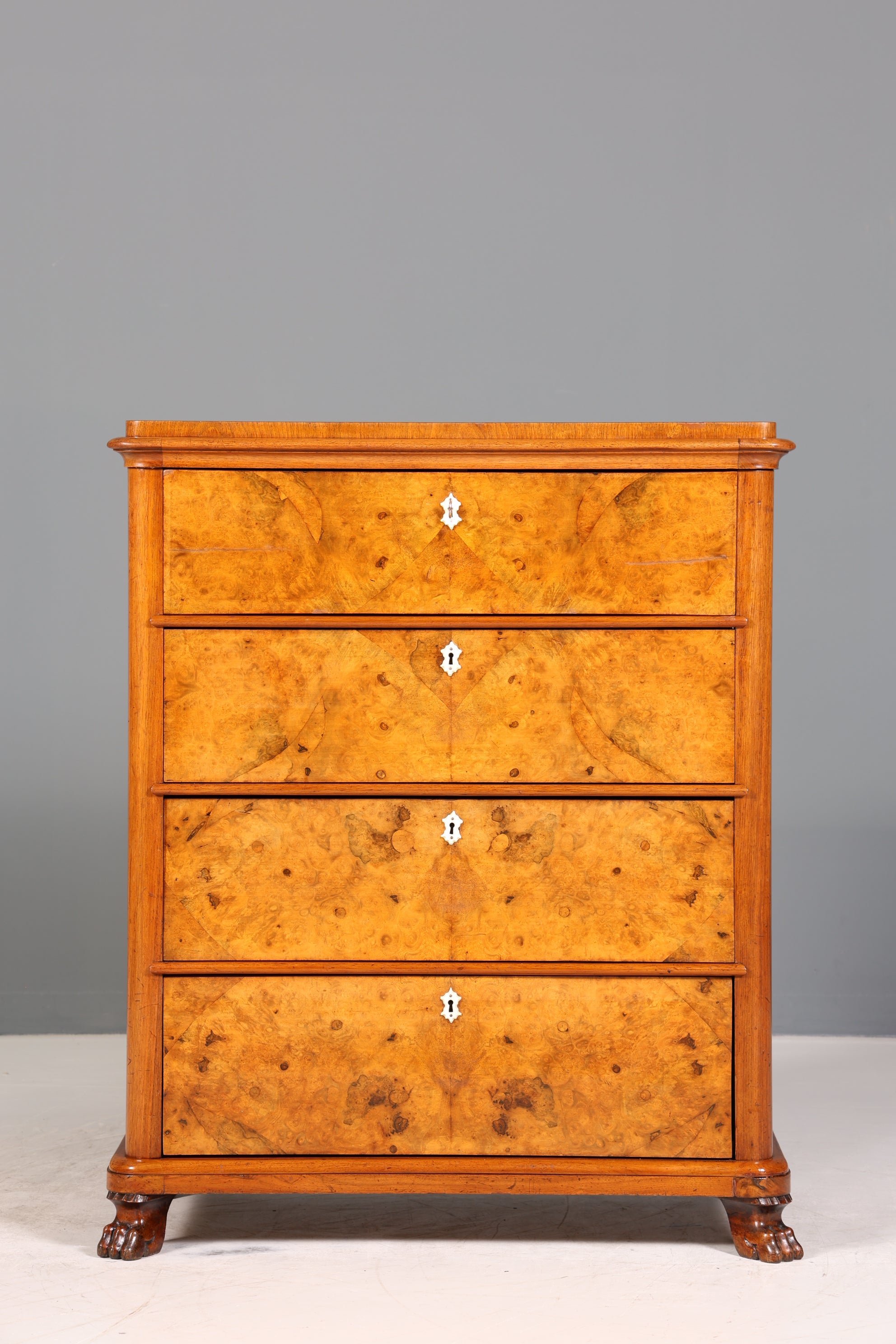 Stilvoller Louis Philippe Kommode Sekretär Vertiko Gründerzeit um 1880 Schreibtisch
