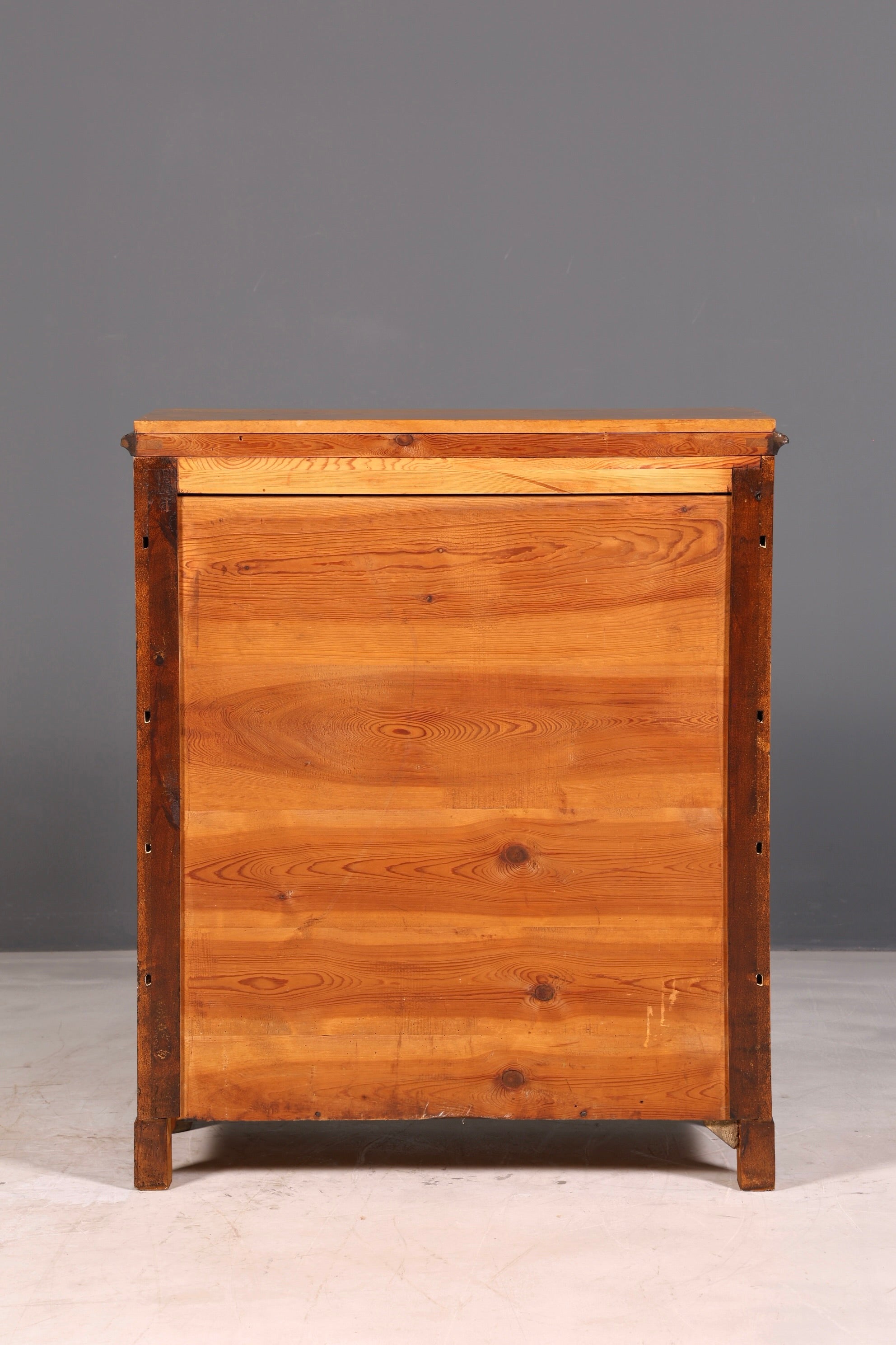 Wunderschöne Biedermeier Kommode Antik Vertiko Schubladenkommode Birke um 1850 Massivholz