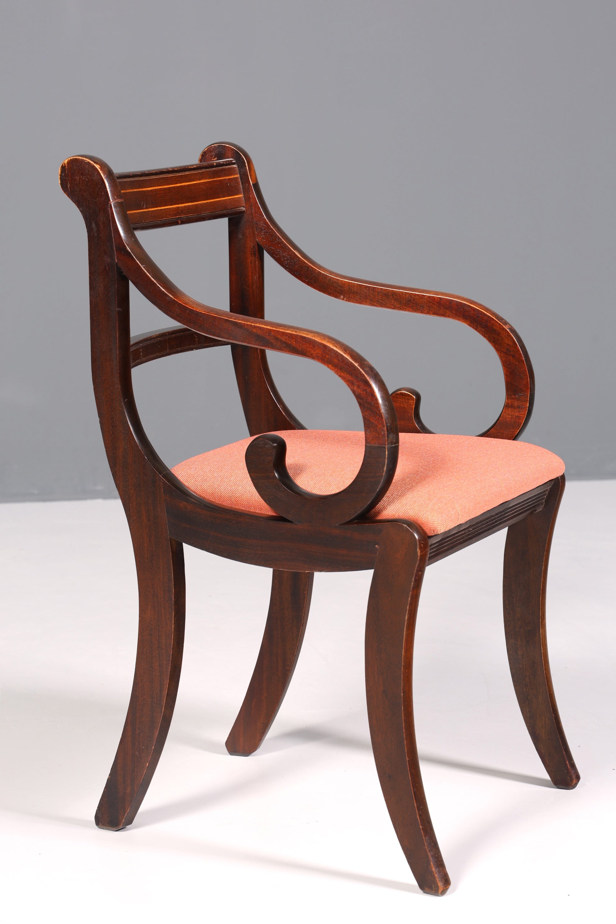 F181 Finish Wunderschöner Englischer Stuhl UK Küchenstuhl Antik Stil Sekretär Stuhl Polsterstuhl