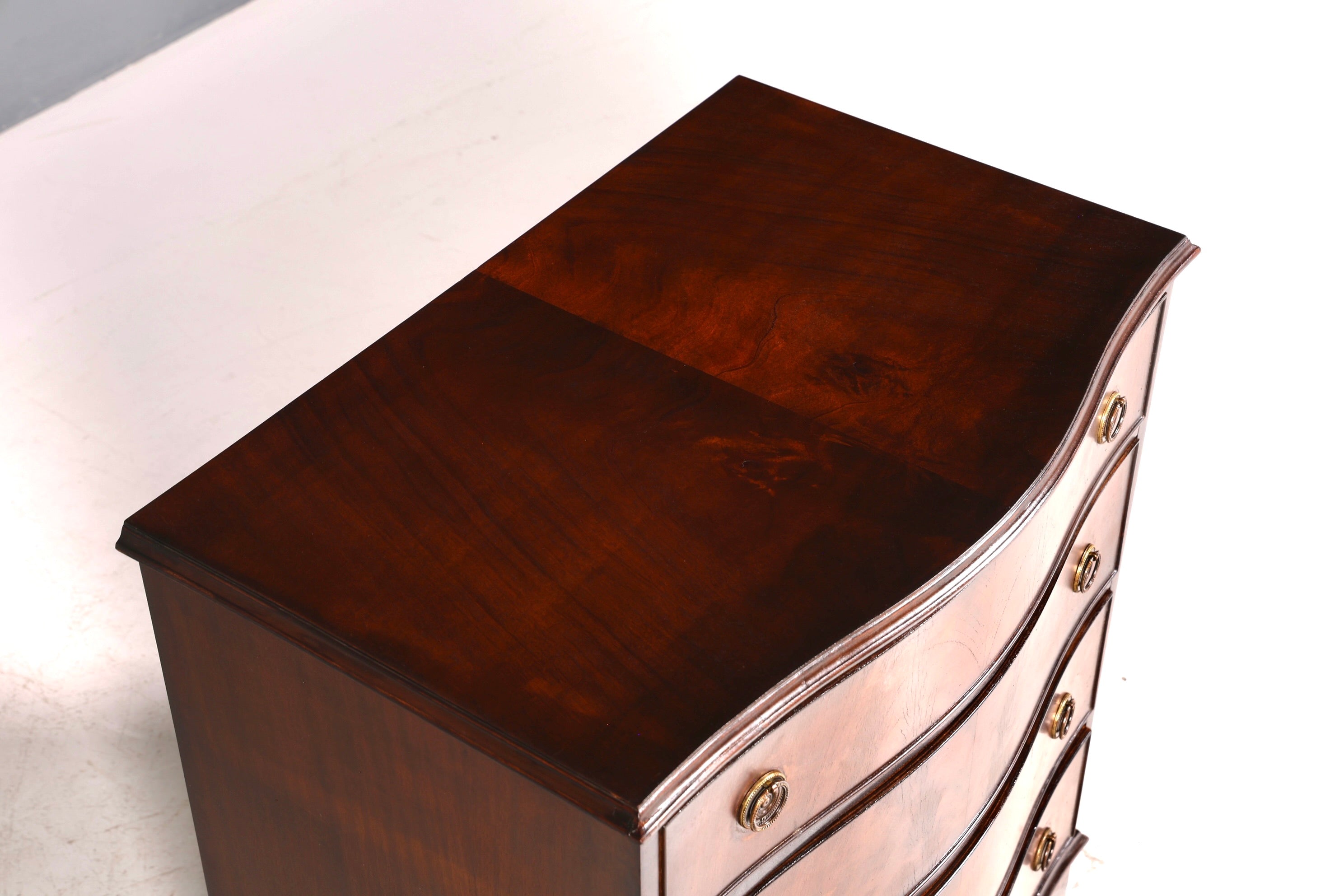 Wunderschöne Englische Kommode Holz TV Schrank Mahagoni Antik Sideboard Schubladenkommode