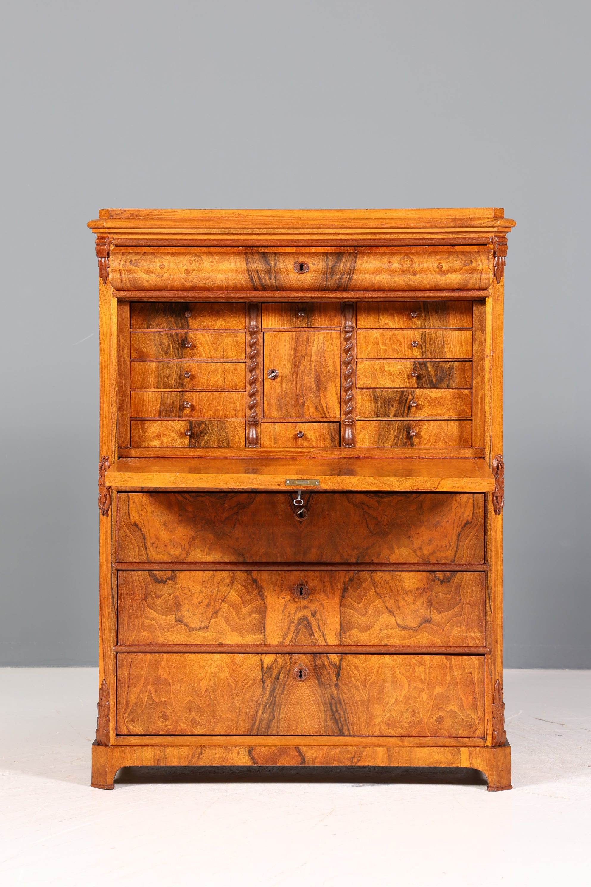 Traumhafter Louis Philippe Sekretär um 1880 Gründerzeit Antik Schrank Chiffoniere
