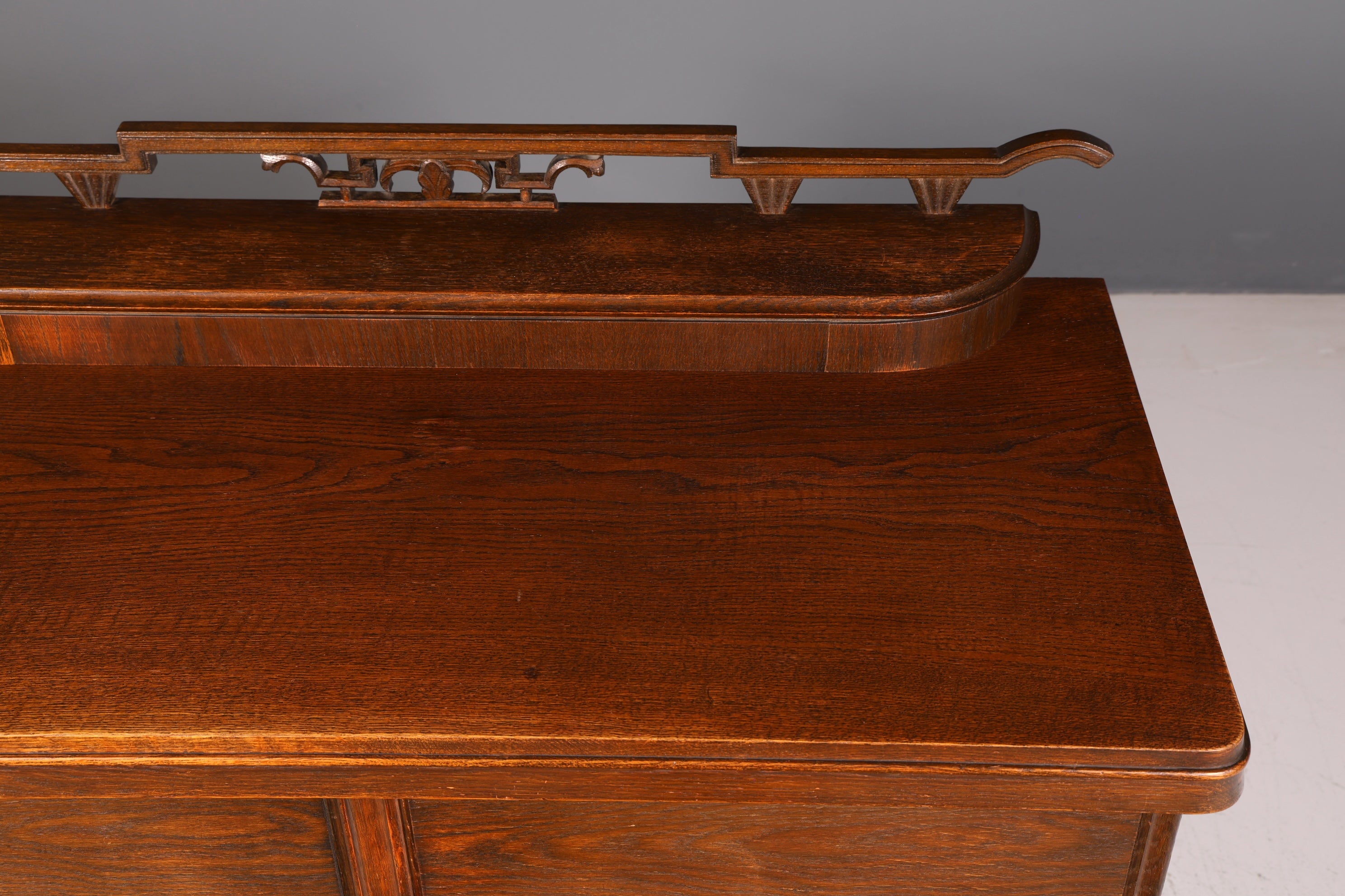Traumhafter Jugendstil Schrank Eiche Antik Sideboard Buffet Anrichte Kommode
